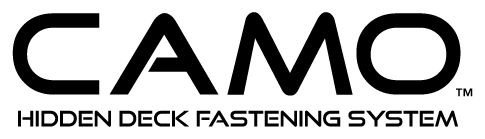 CAMO hidden deck fastening system