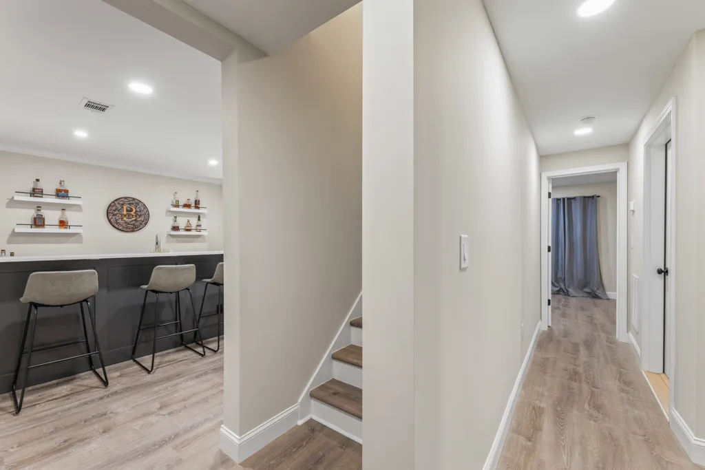 Finished basement in Alpharetta, GA by HomeVantage