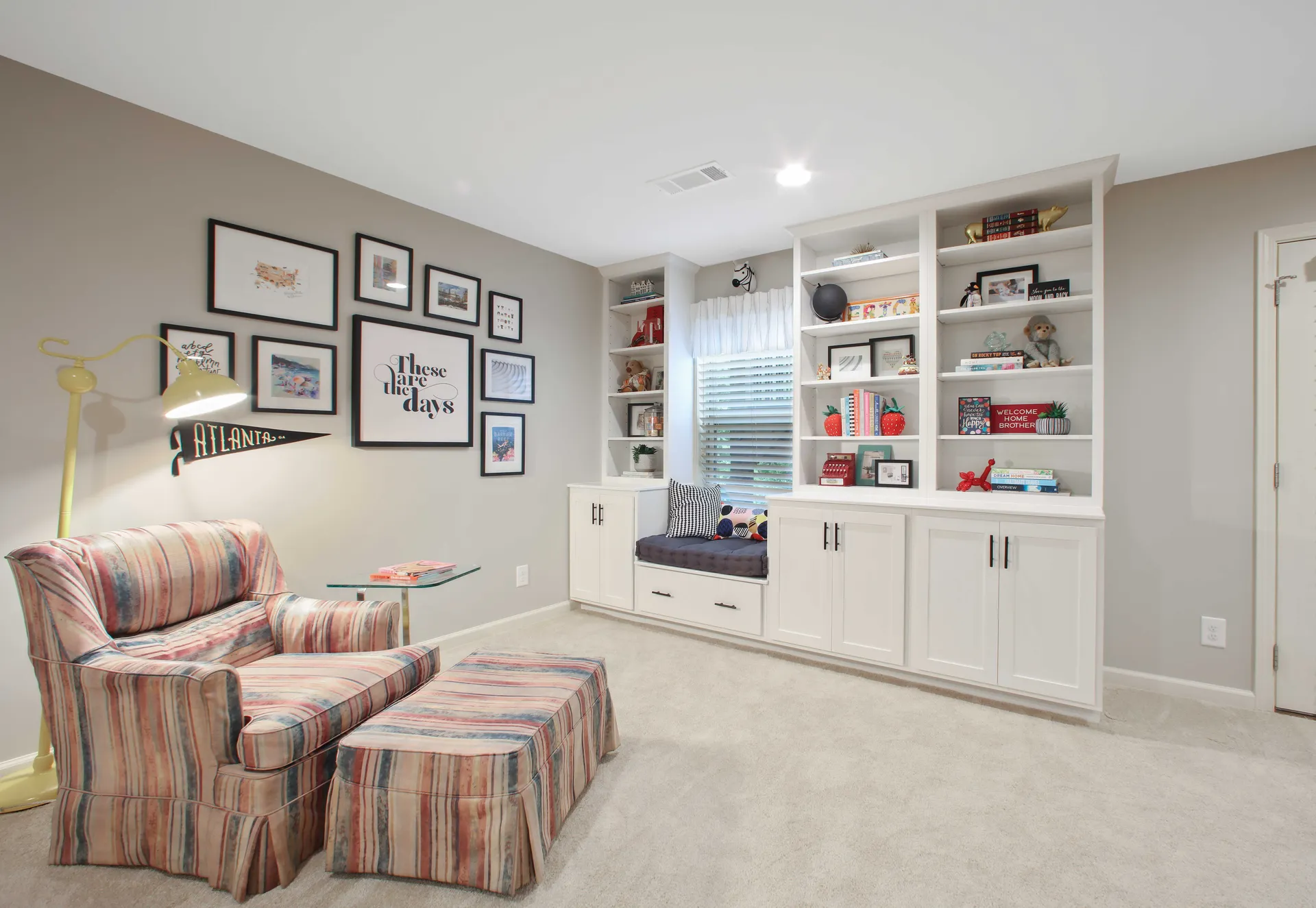 Finished basement in Alpharetta, GA by HomeVantage