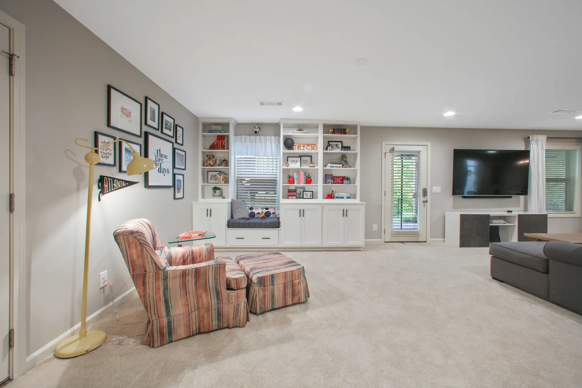 Finished basement in Alpharetta, GA by HomeVantage