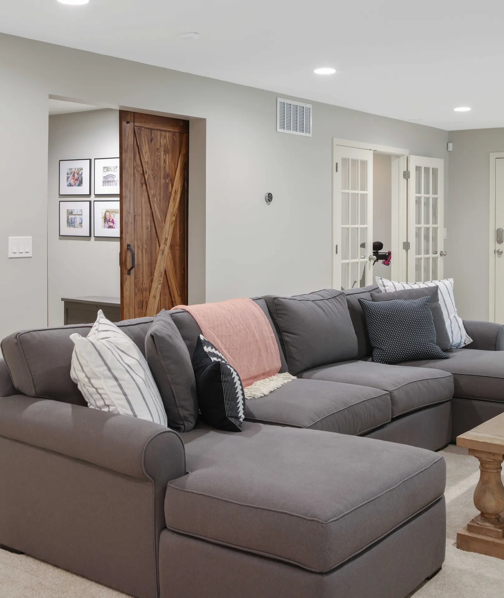 Finished basement in Alpharetta, GA by HomeVantage