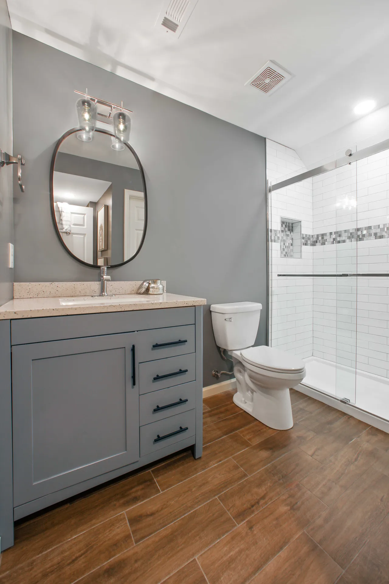Finished basement in Alpharetta, GA by HomeVantage