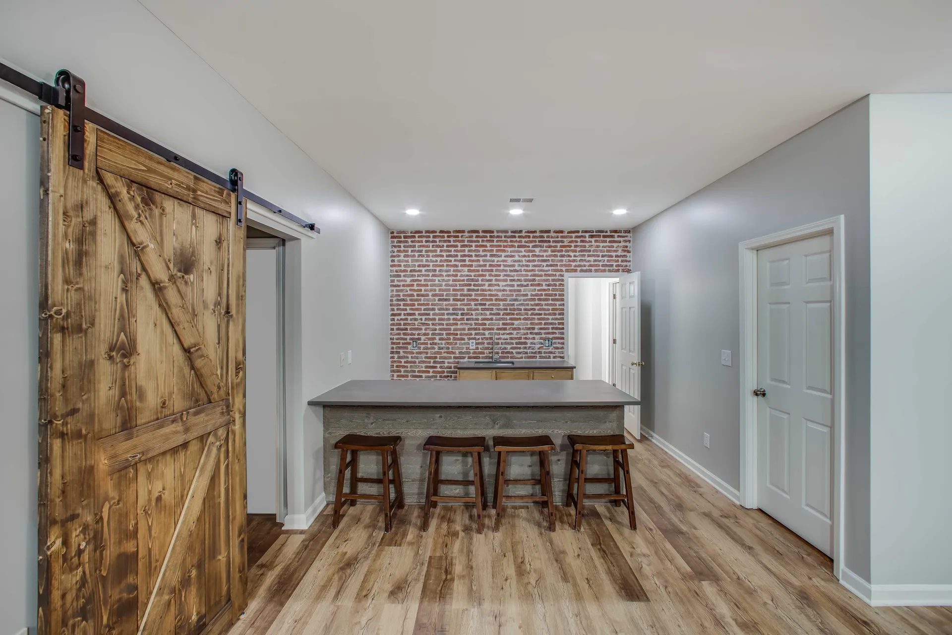 Finished basement in Alpharetta, GA by HomeVantage