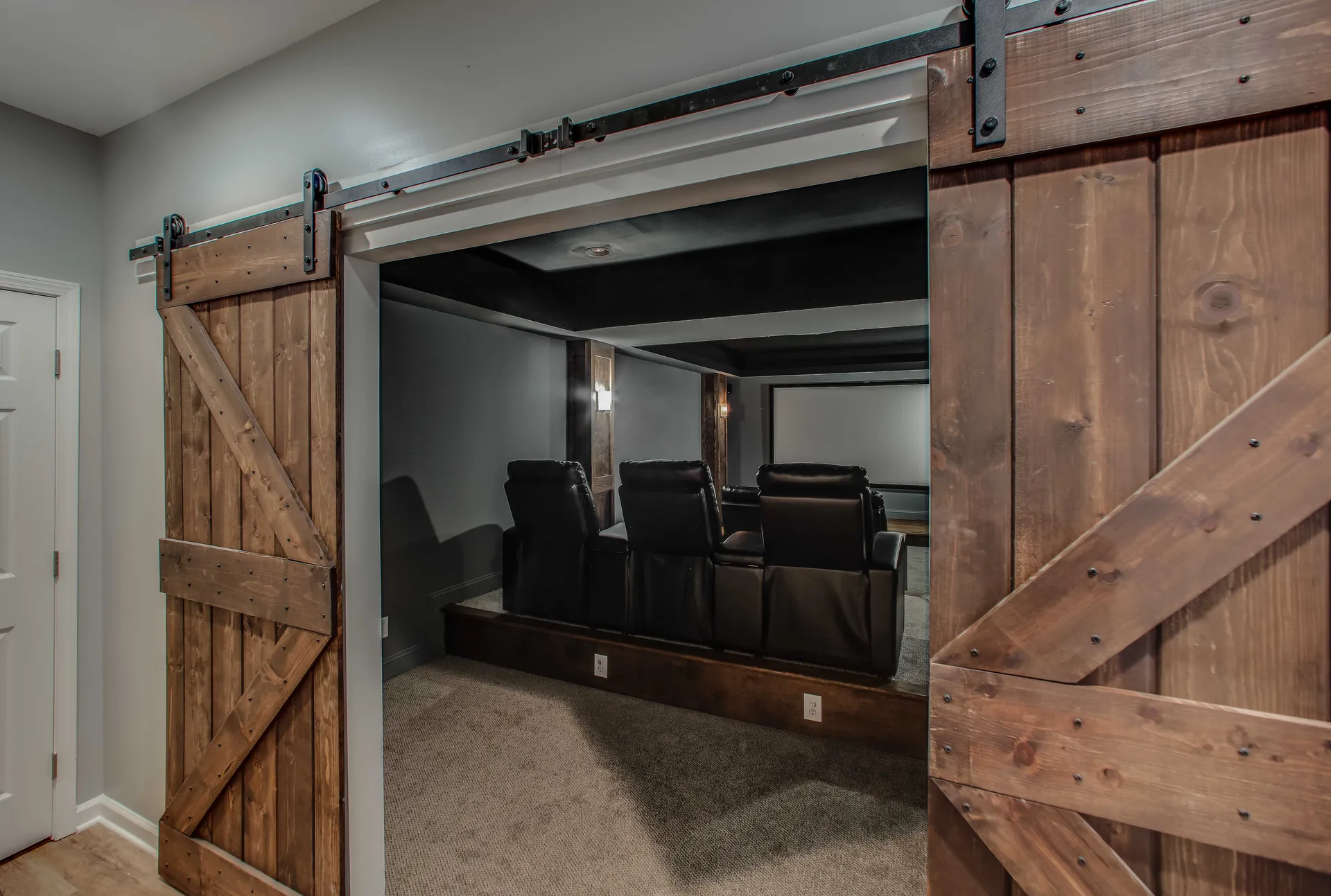 Finished basement in Alpharetta, GA by HomeVantage