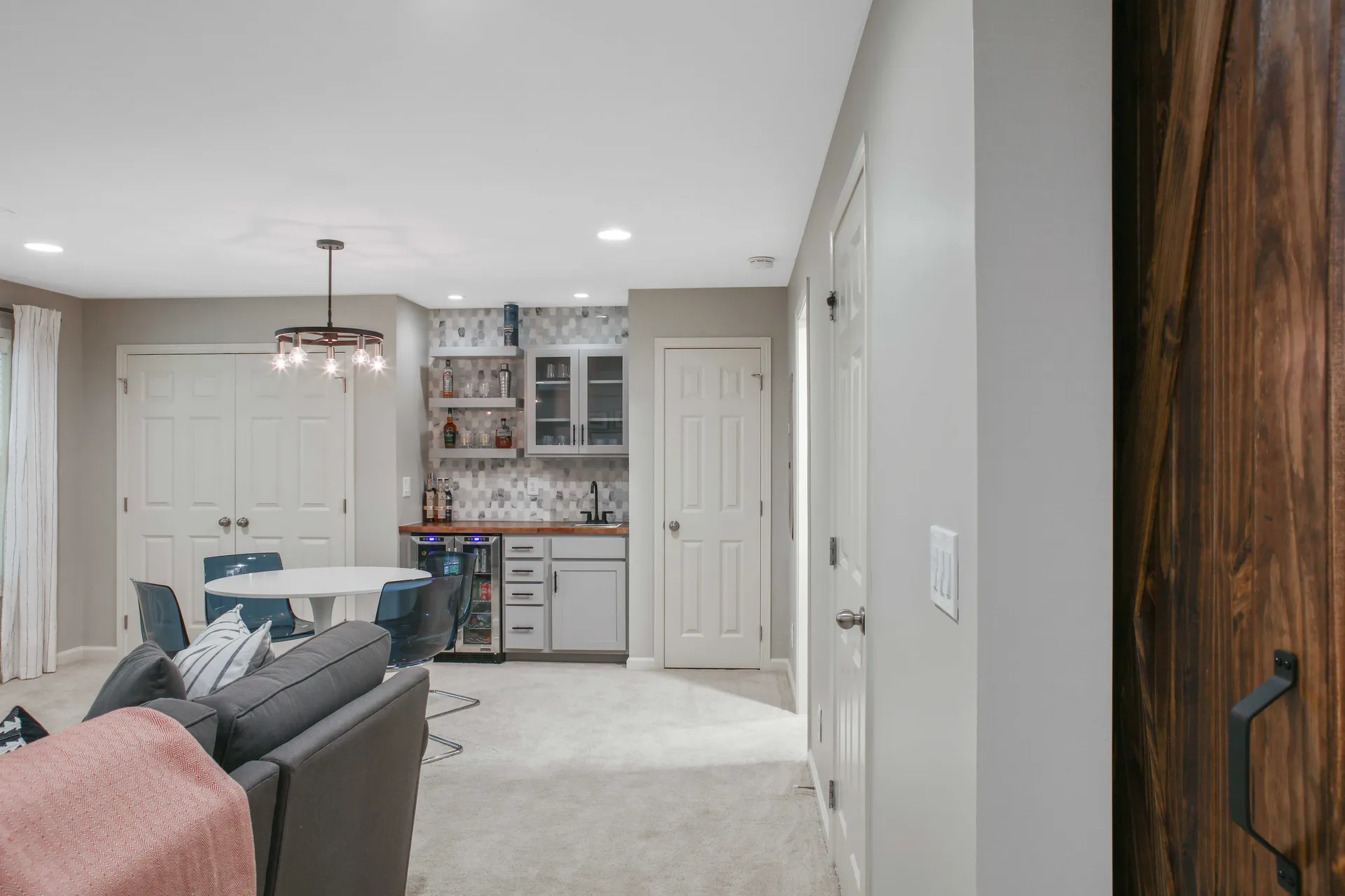 Finished basement in Alpharetta, GA by HomeVantage