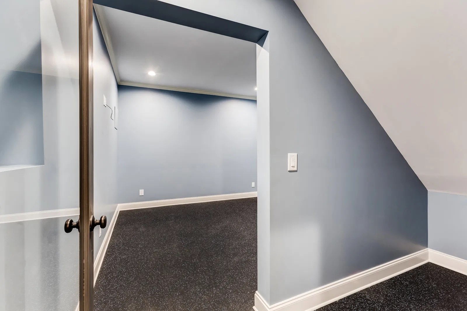 Finished basement in Cumming, GA by HomeVantage