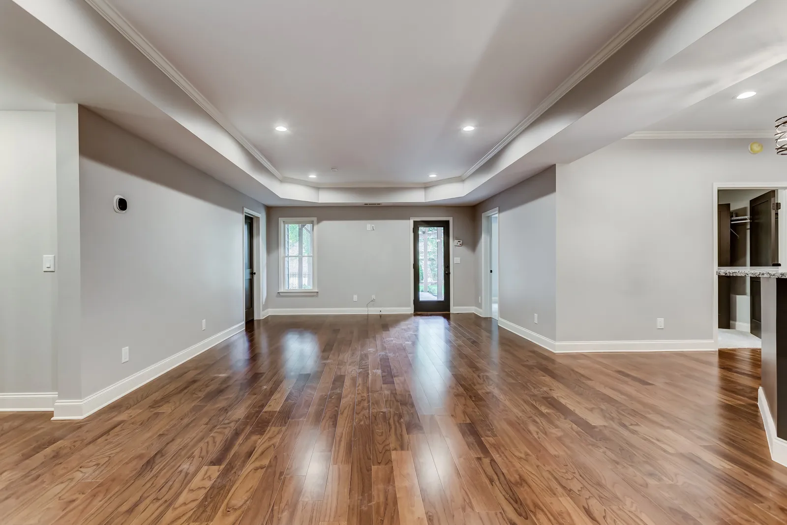Finished basement in Cumming, GA by HomeVantage