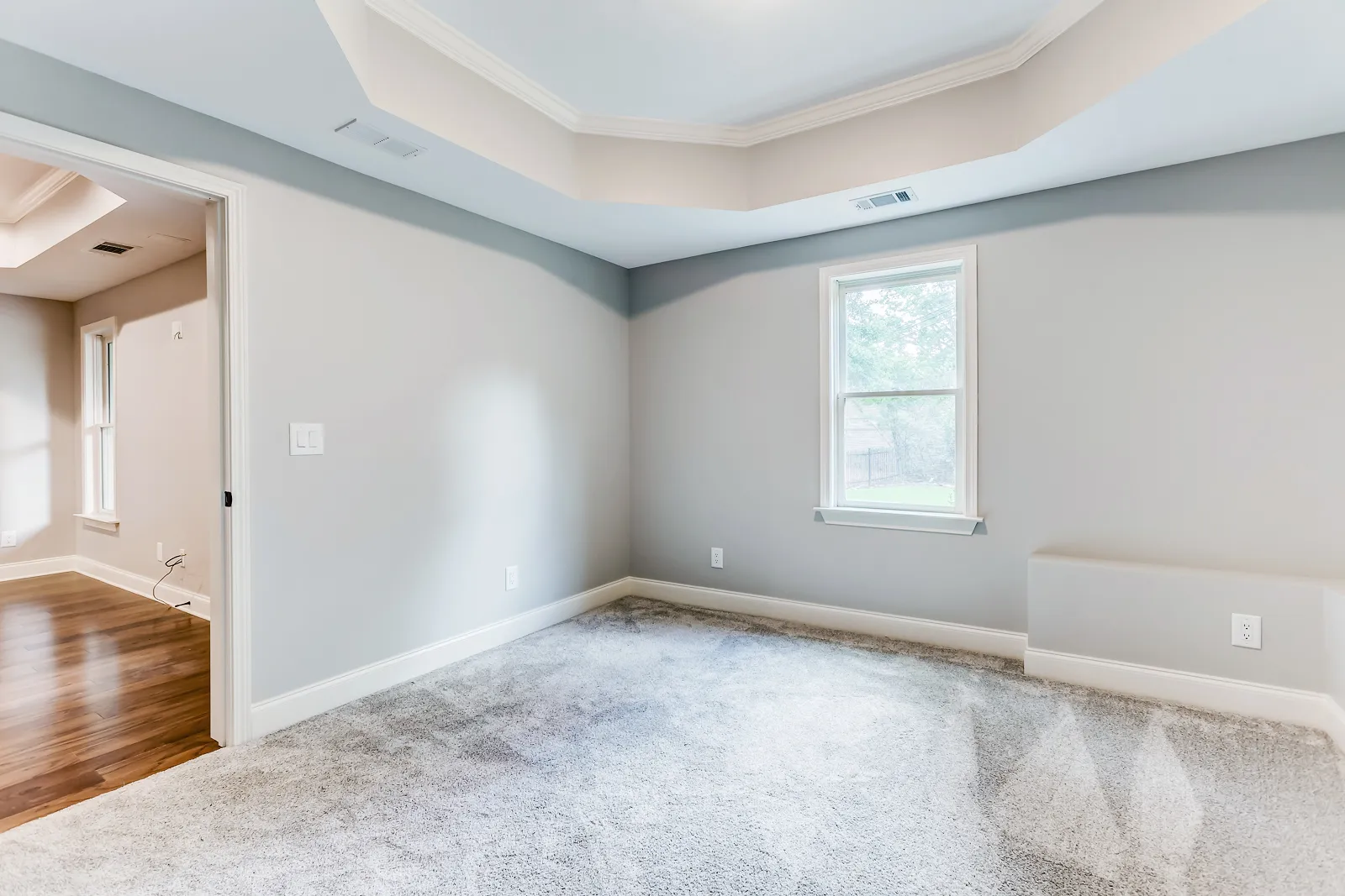 Finished basement in Cumming, GA by HomeVantage