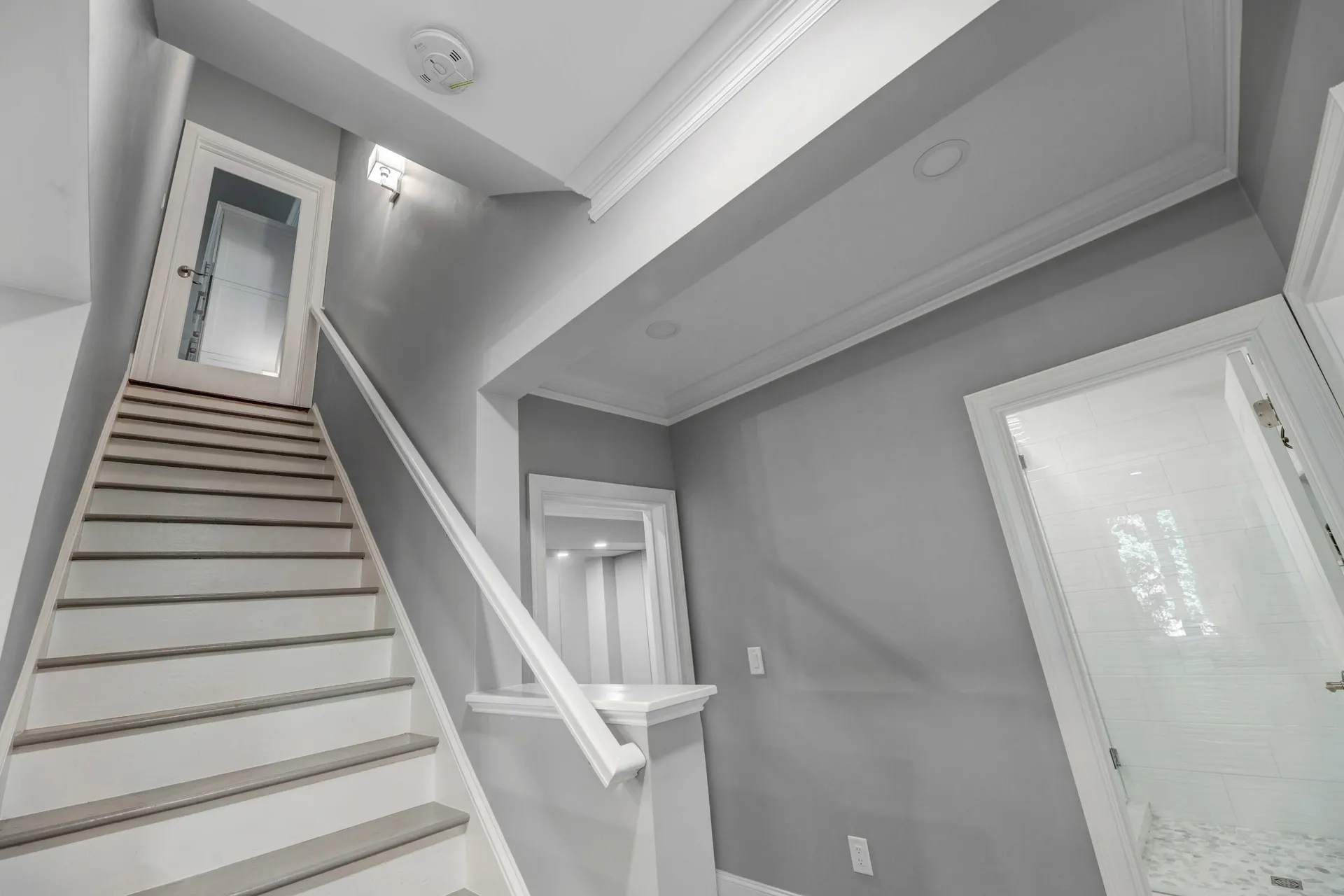 Finished basement in Milton, GA by HomeVantage