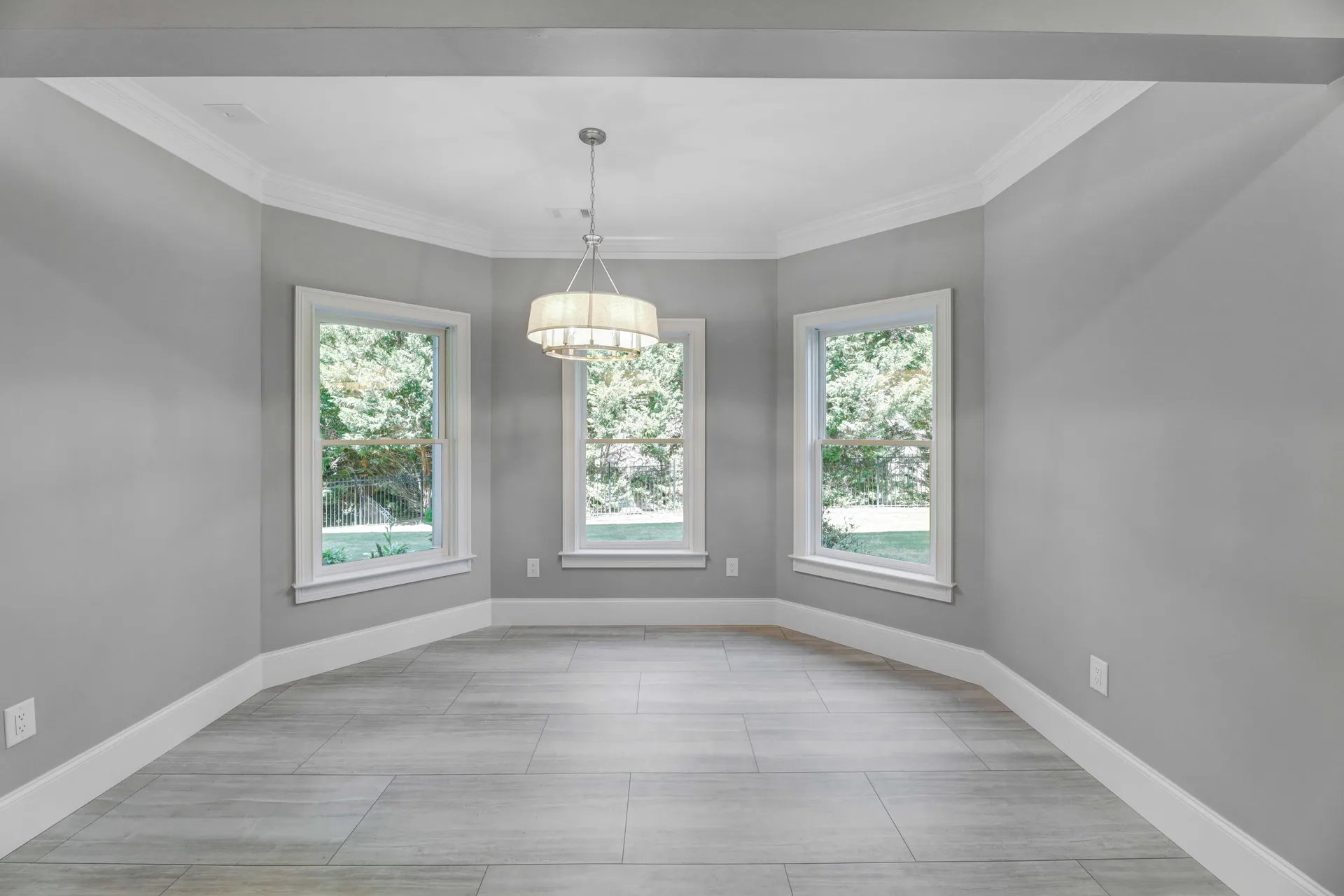 Finished basement in Milton, GA by HomeVantage