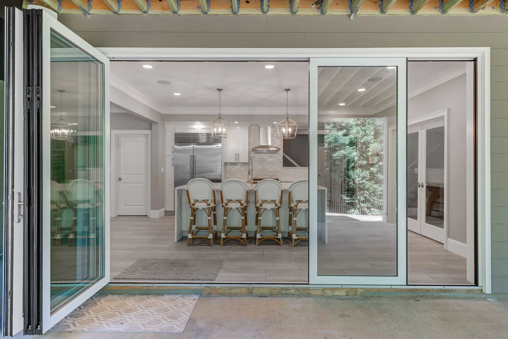 Finished basement in Milton, GA by HomeVantage