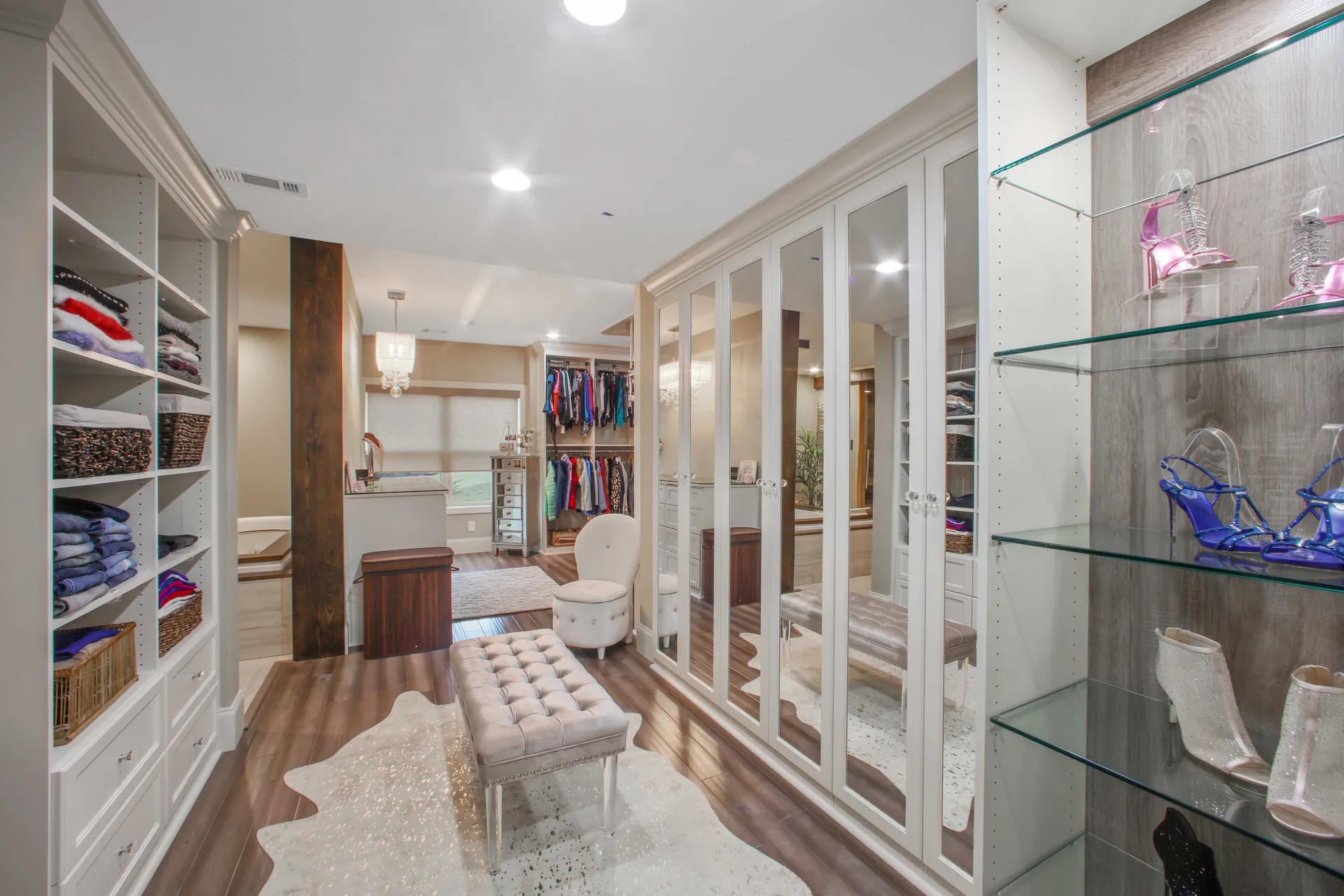 Finished basement in Roswell, GA by HomeVantage