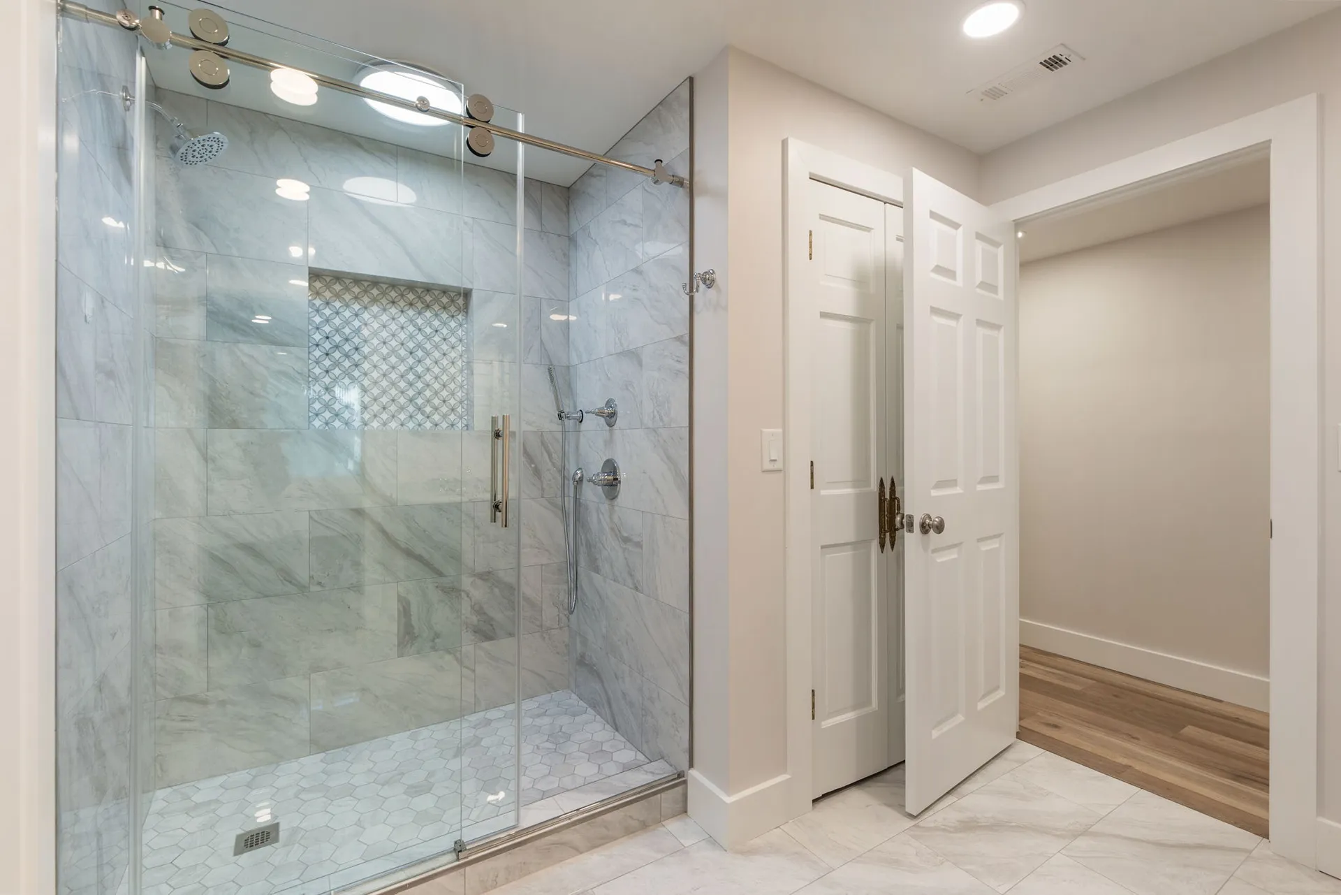 Finished basement in Roswell, GA by HomeVantage