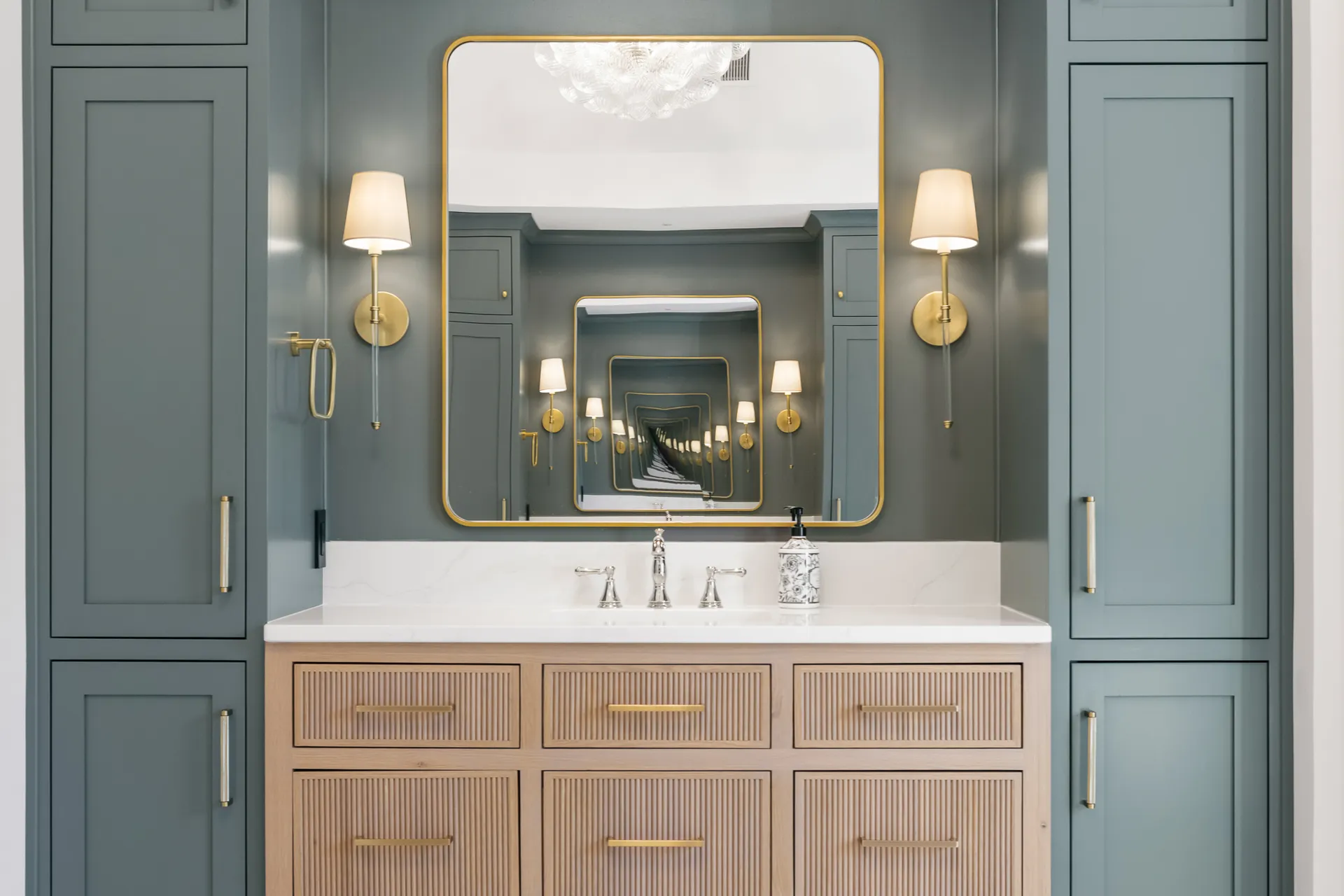 Vanity — Alpharetta bathroom remodel by HomeVantage