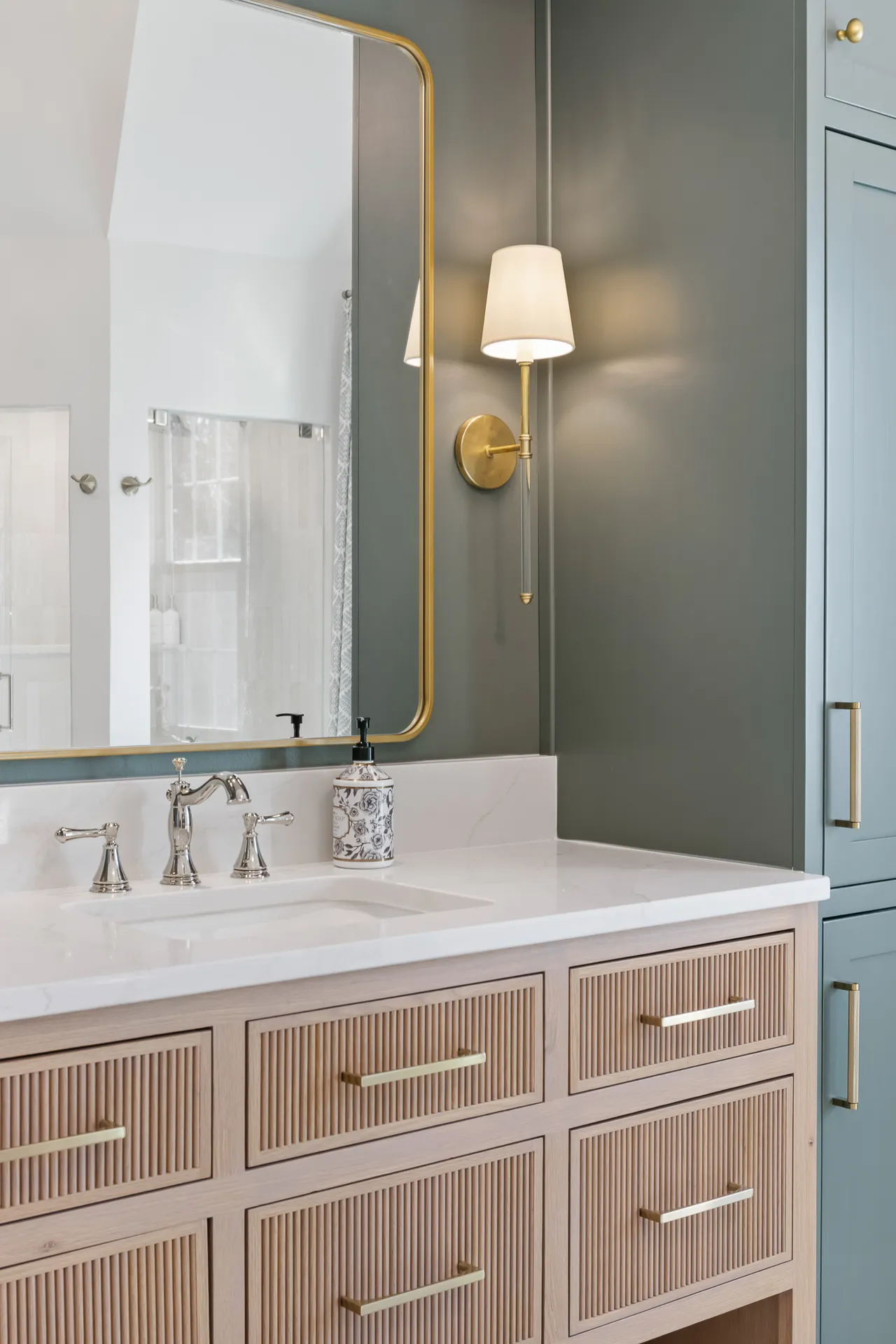 Vanity — Alpharetta bathroom remodel by HomeVantage