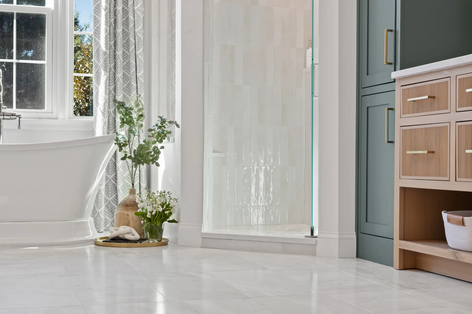 Tub — Alpharetta bathroom remodel by HomeVantage