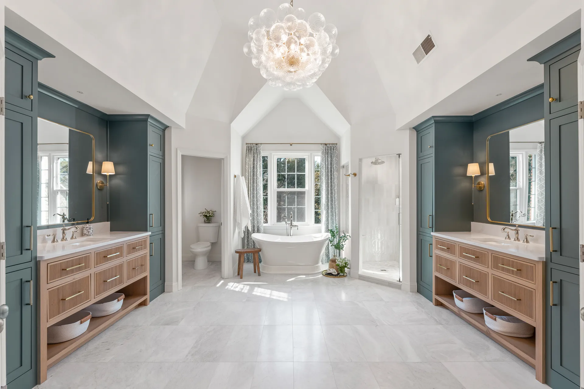Tub, Vanity — Alpharetta bathroom remodel by HomeVantage