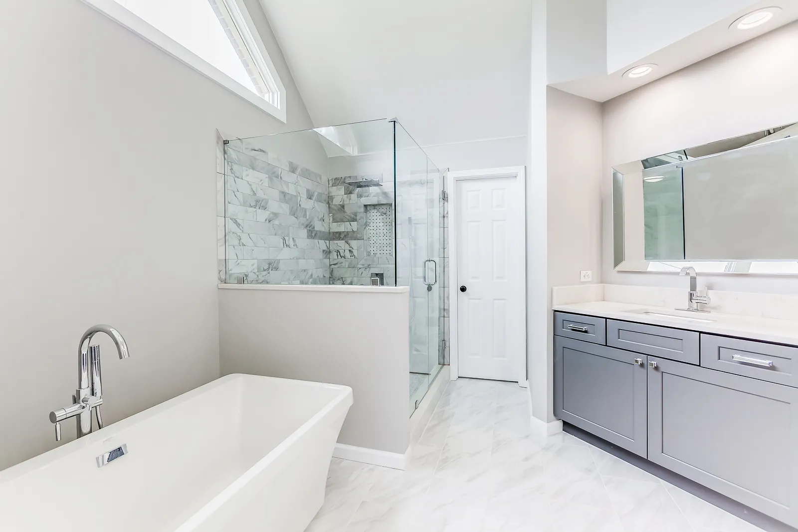 Tub — Alpharetta bathroom remodel by HomeVantage