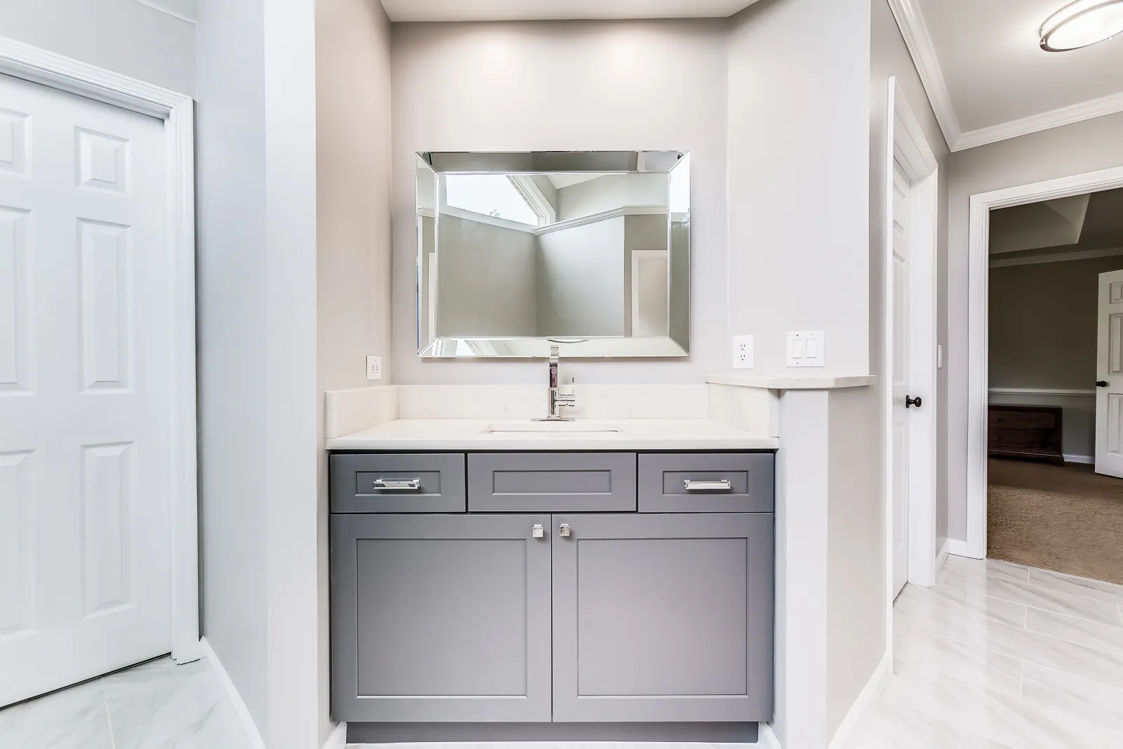 Vanity — Alpharetta bathroom remodel by HomeVantage
