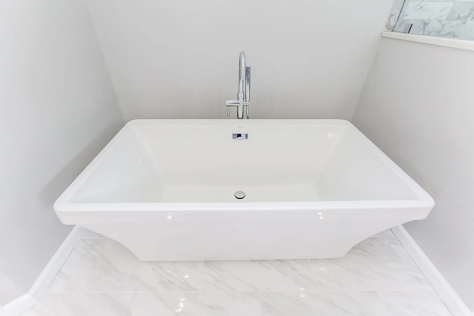 Tub — Alpharetta bathroom remodel by HomeVantage