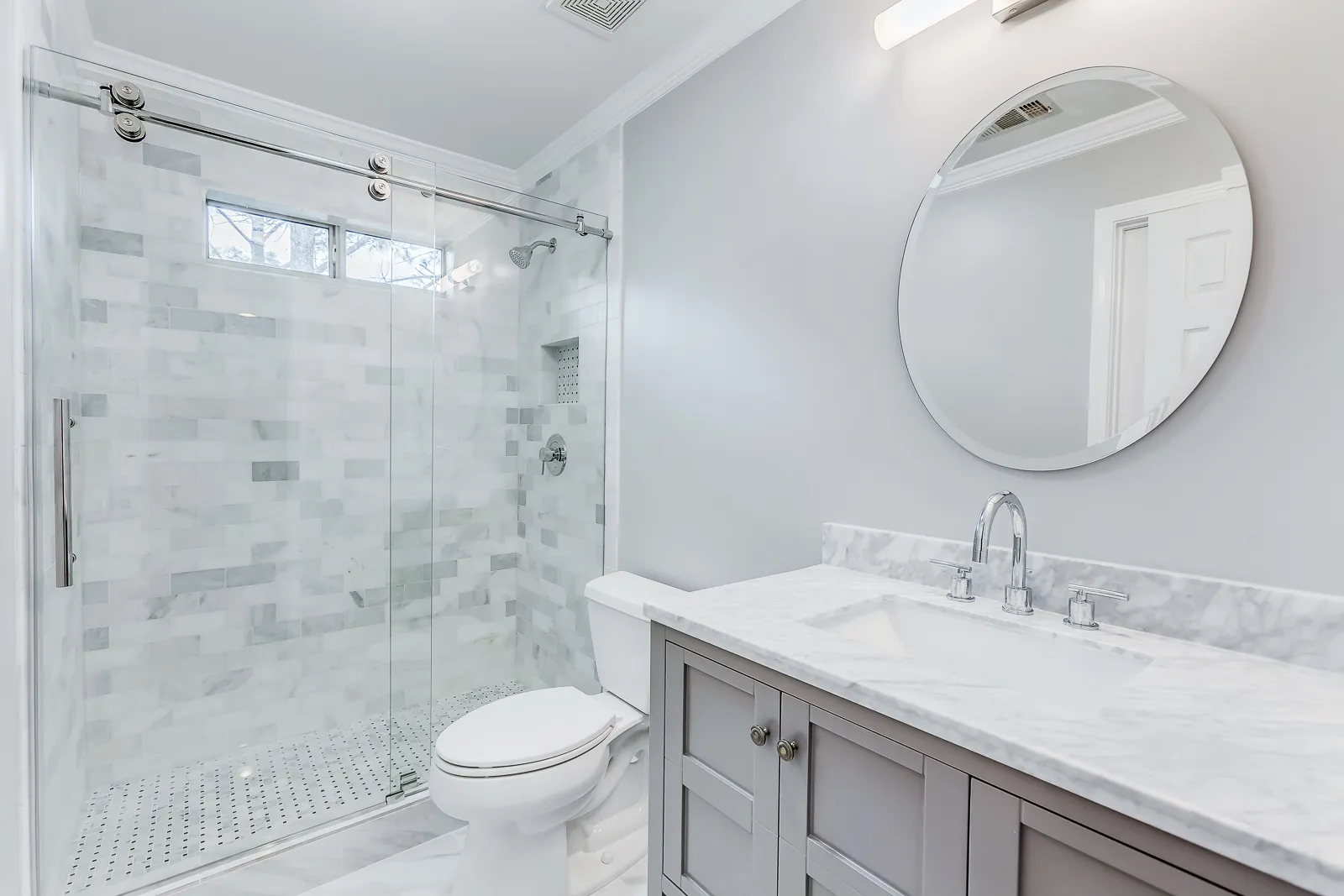 Vanity — Alpharetta bathroom remodel by HomeVantage