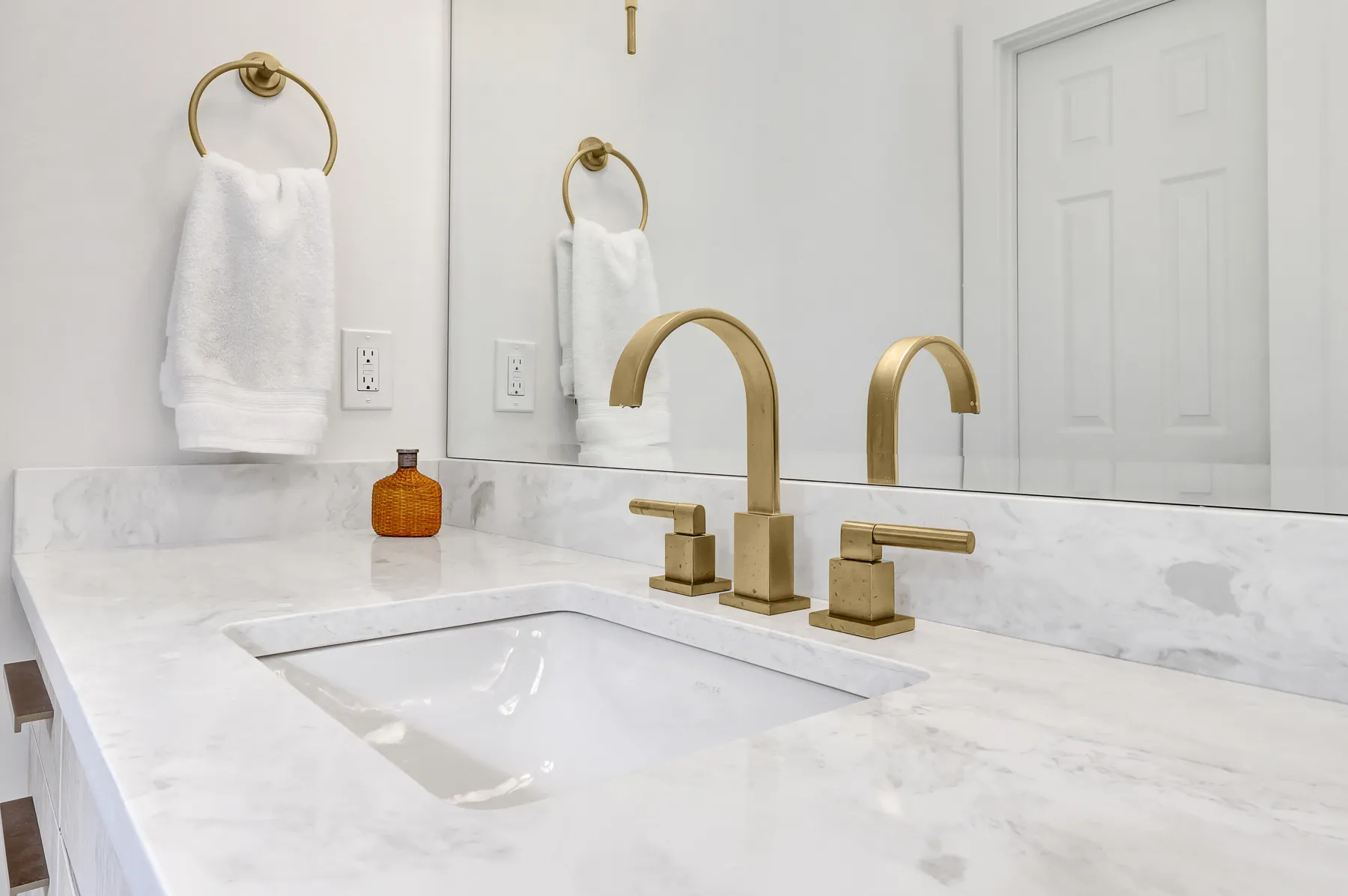 Vanity — Alpharetta bathroom remodel by HomeVantage