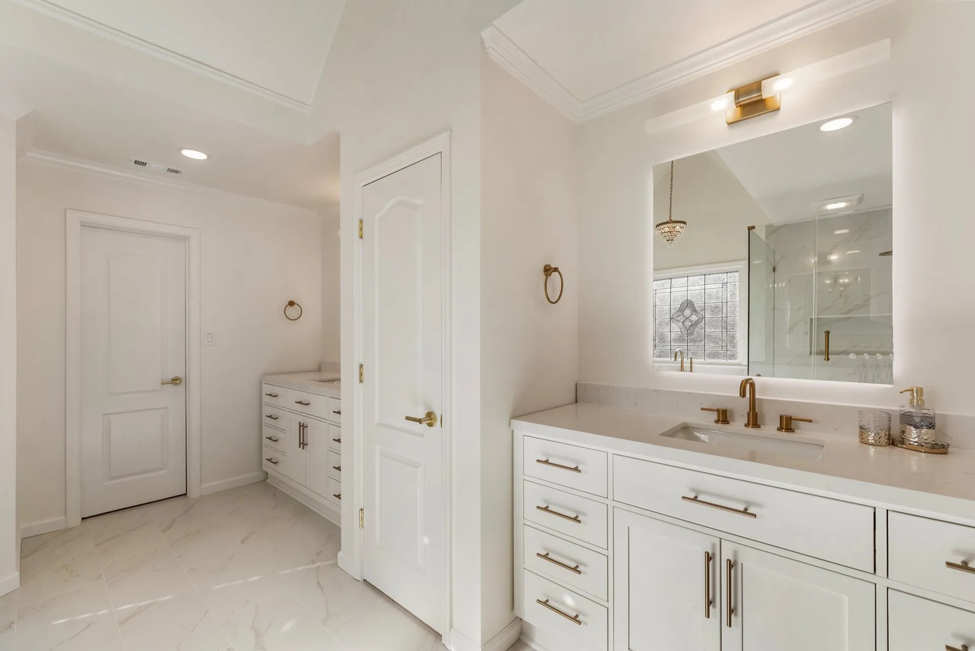 Vanity — Alpharetta bathroom remodel by HomeVantage