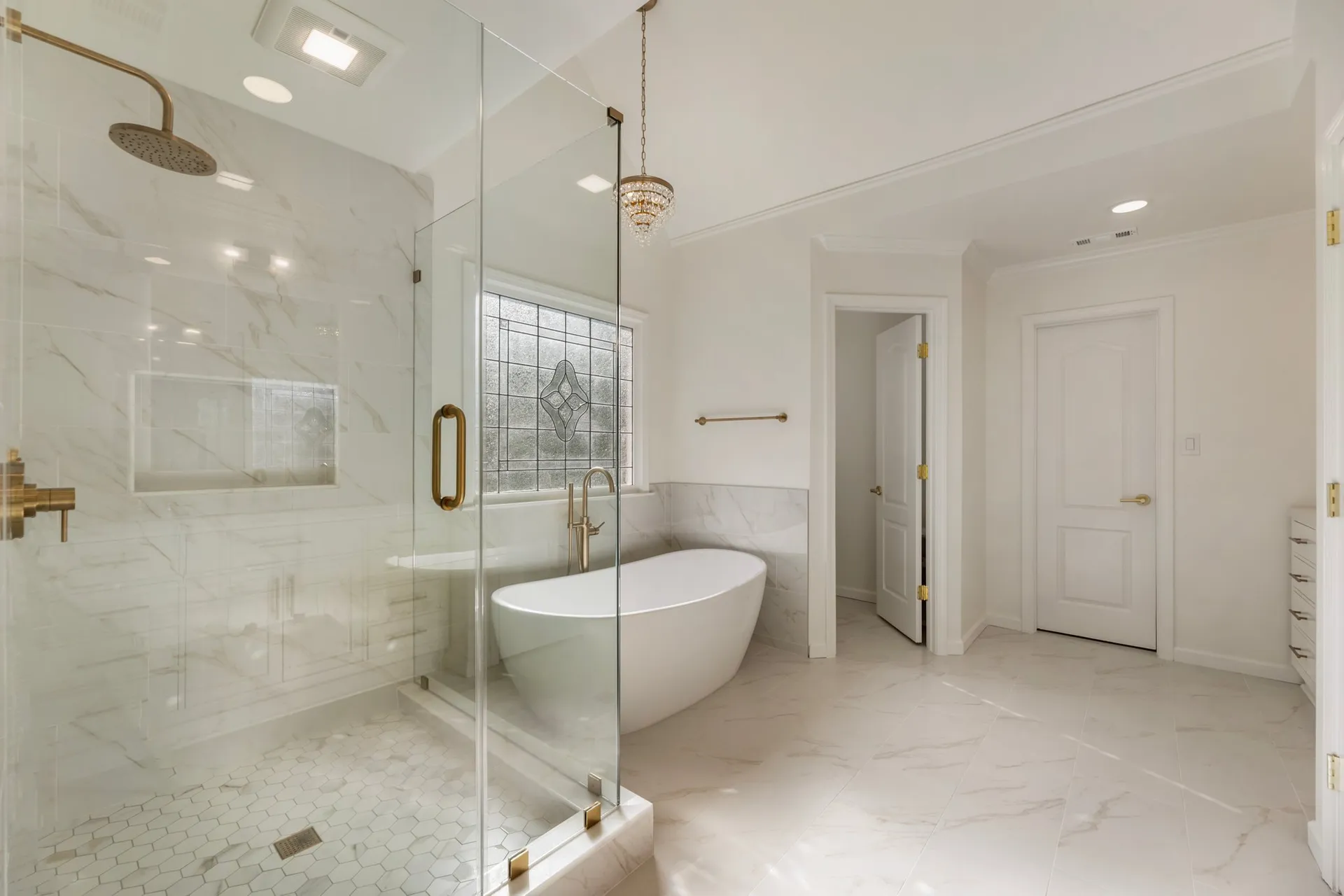 Tub — Alpharetta bathroom remodel by HomeVantage