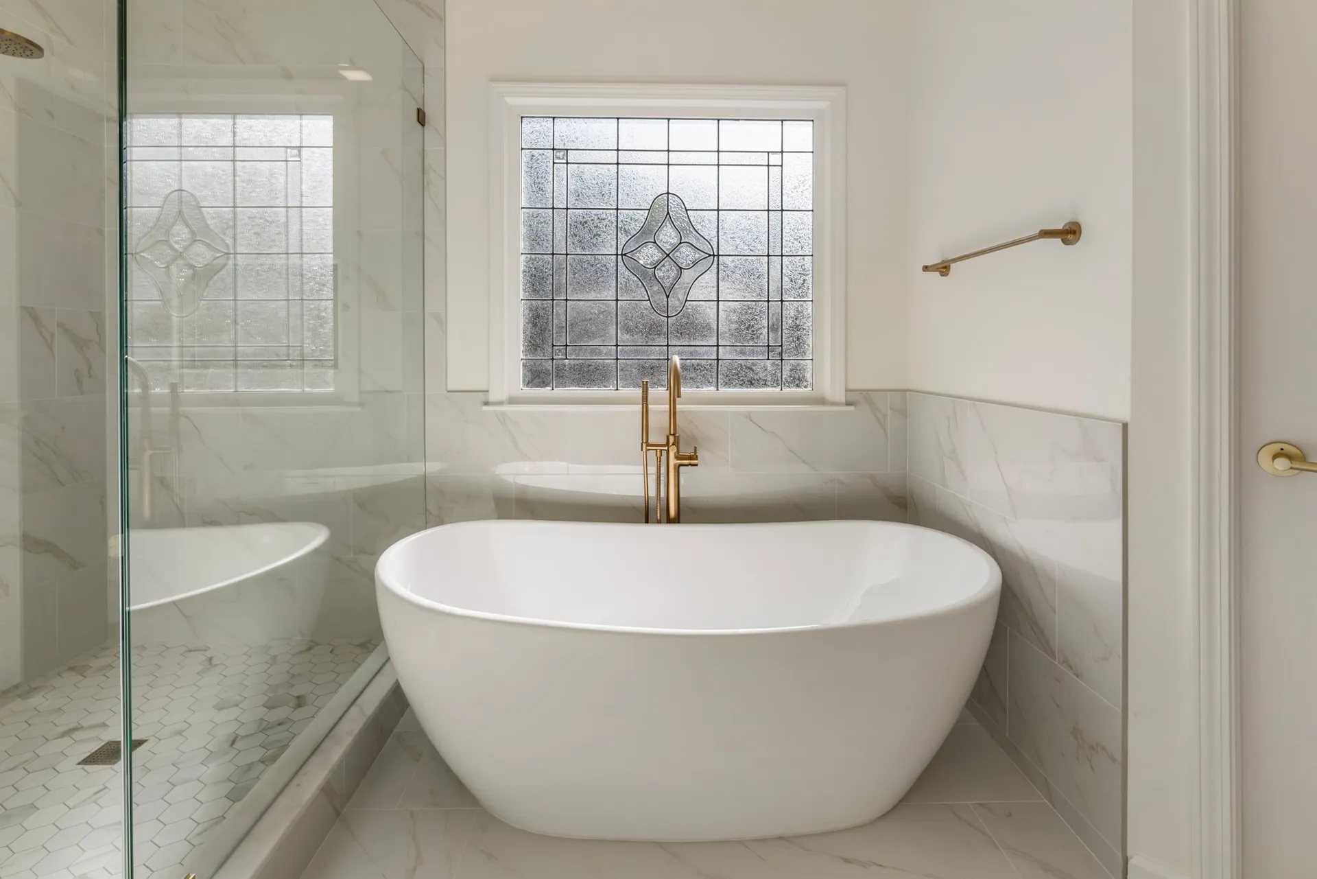 Tub — Alpharetta bathroom remodel by HomeVantage