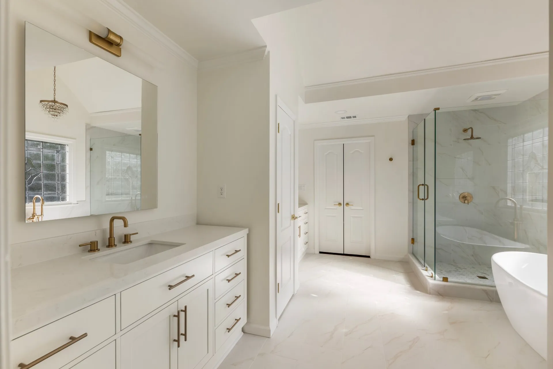 Tub — Alpharetta bathroom remodel by HomeVantage