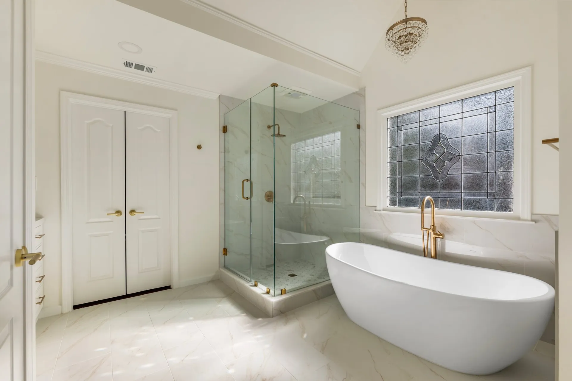 Tub — Alpharetta bathroom remodel by HomeVantage