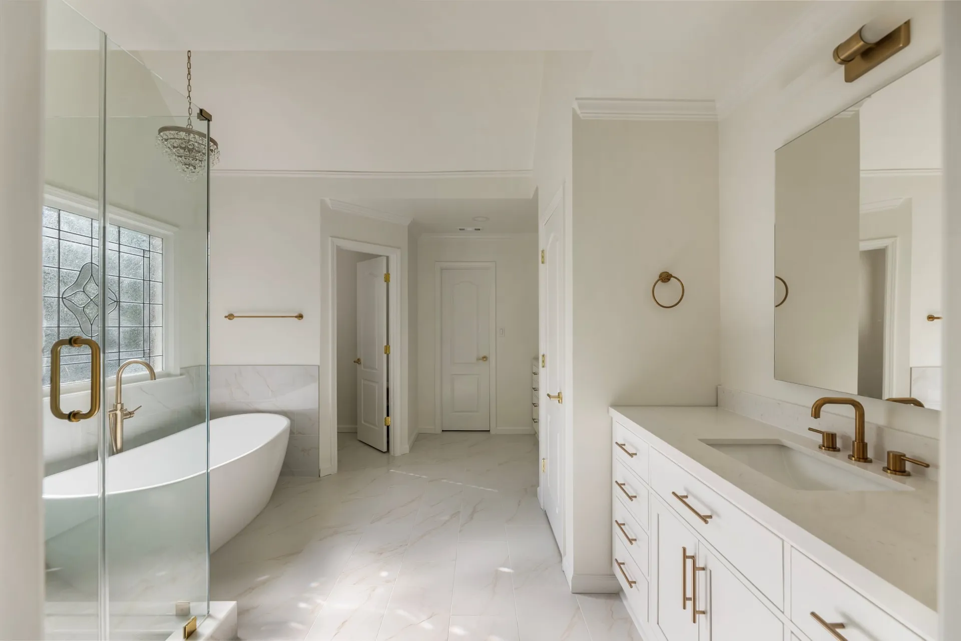 Tub — Alpharetta bathroom remodel by HomeVantage