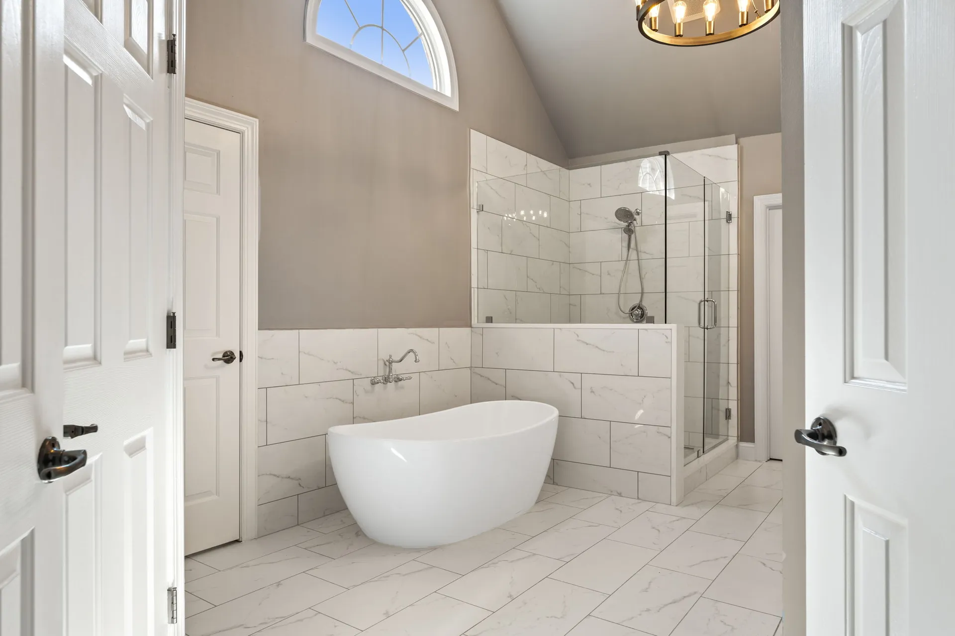 Tub — Cumming bathroom remodel by HomeVantage