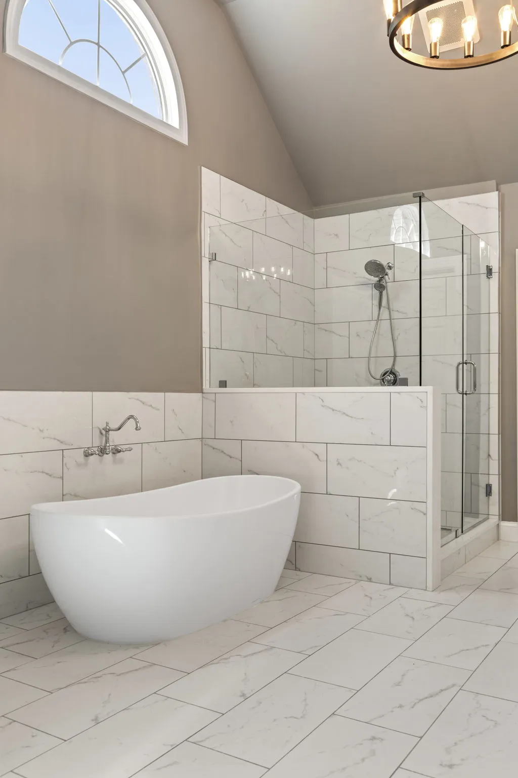 Tub — Cumming bathroom remodel by HomeVantage