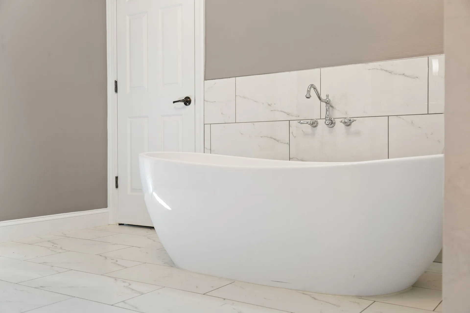 Tub — Cumming bathroom remodel by HomeVantage