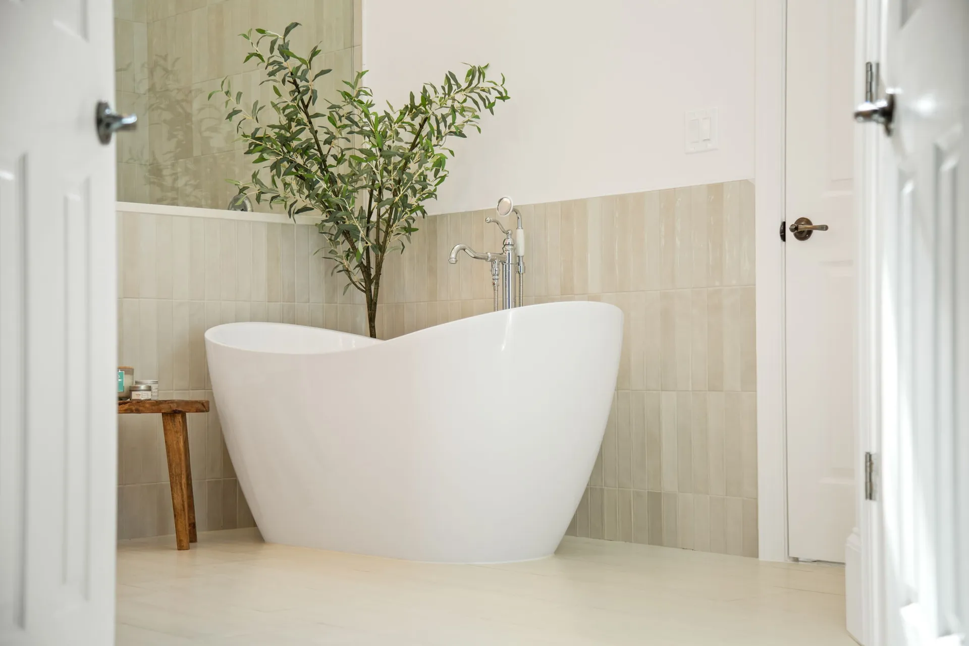 Tub — Cumming bathroom remodel by HomeVantage