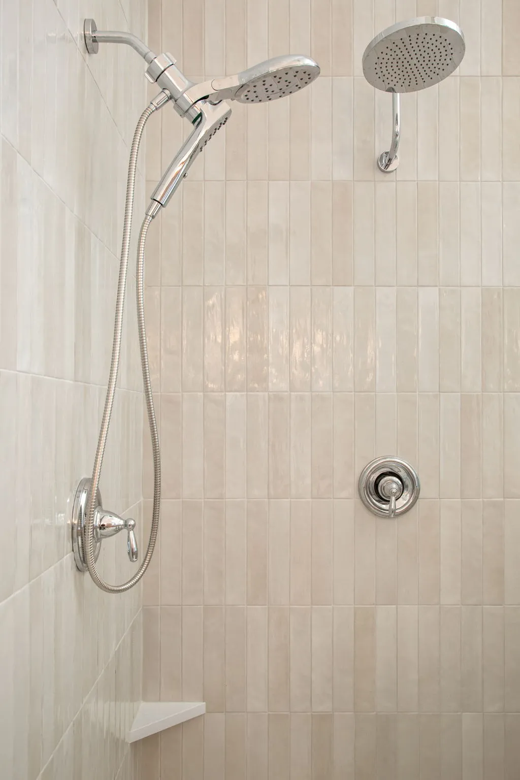 Walk-in shower — Cumming bathroom remodel by HomeVantage