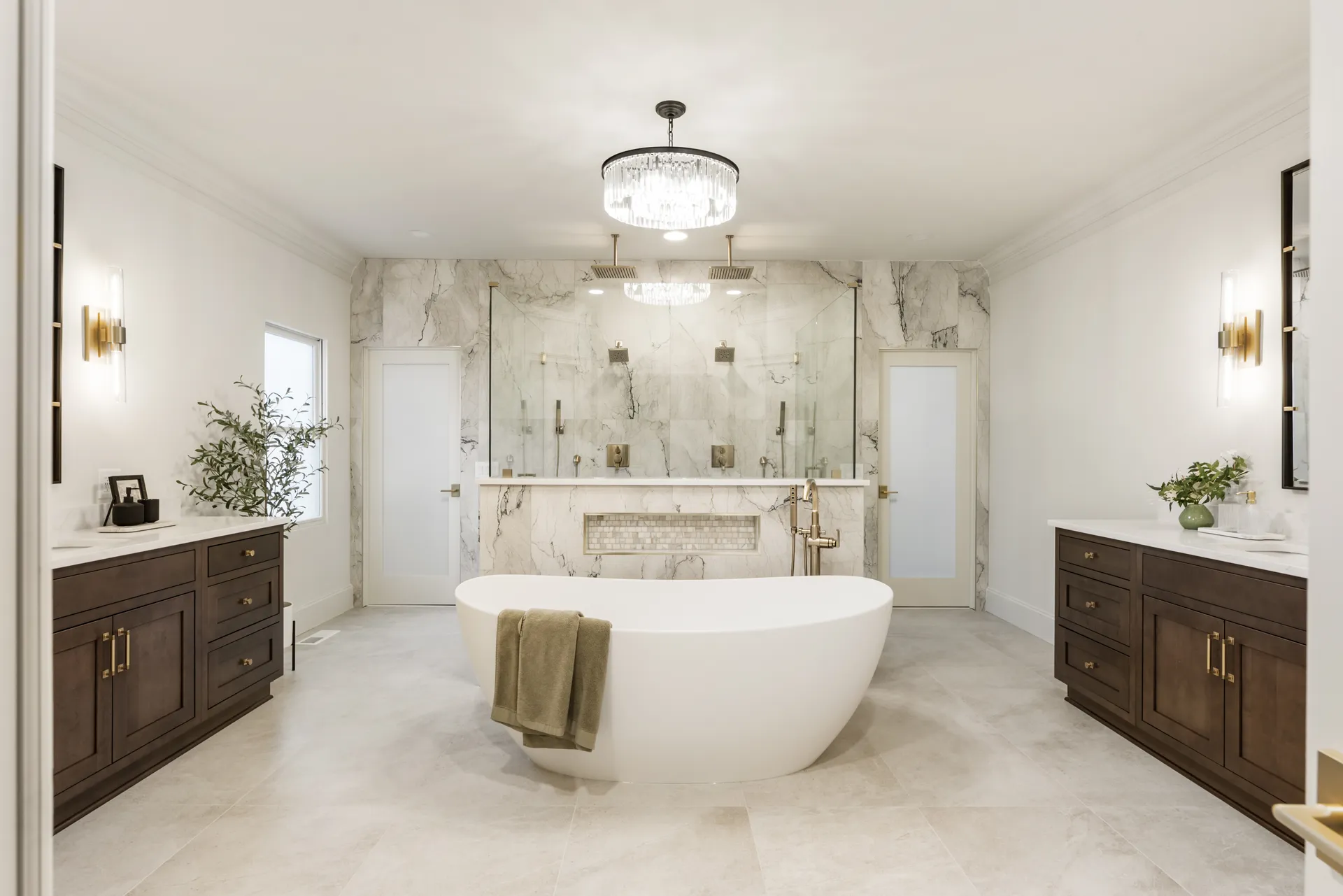 Tub, Vanity — Cumming bathroom remodel by HomeVantage
