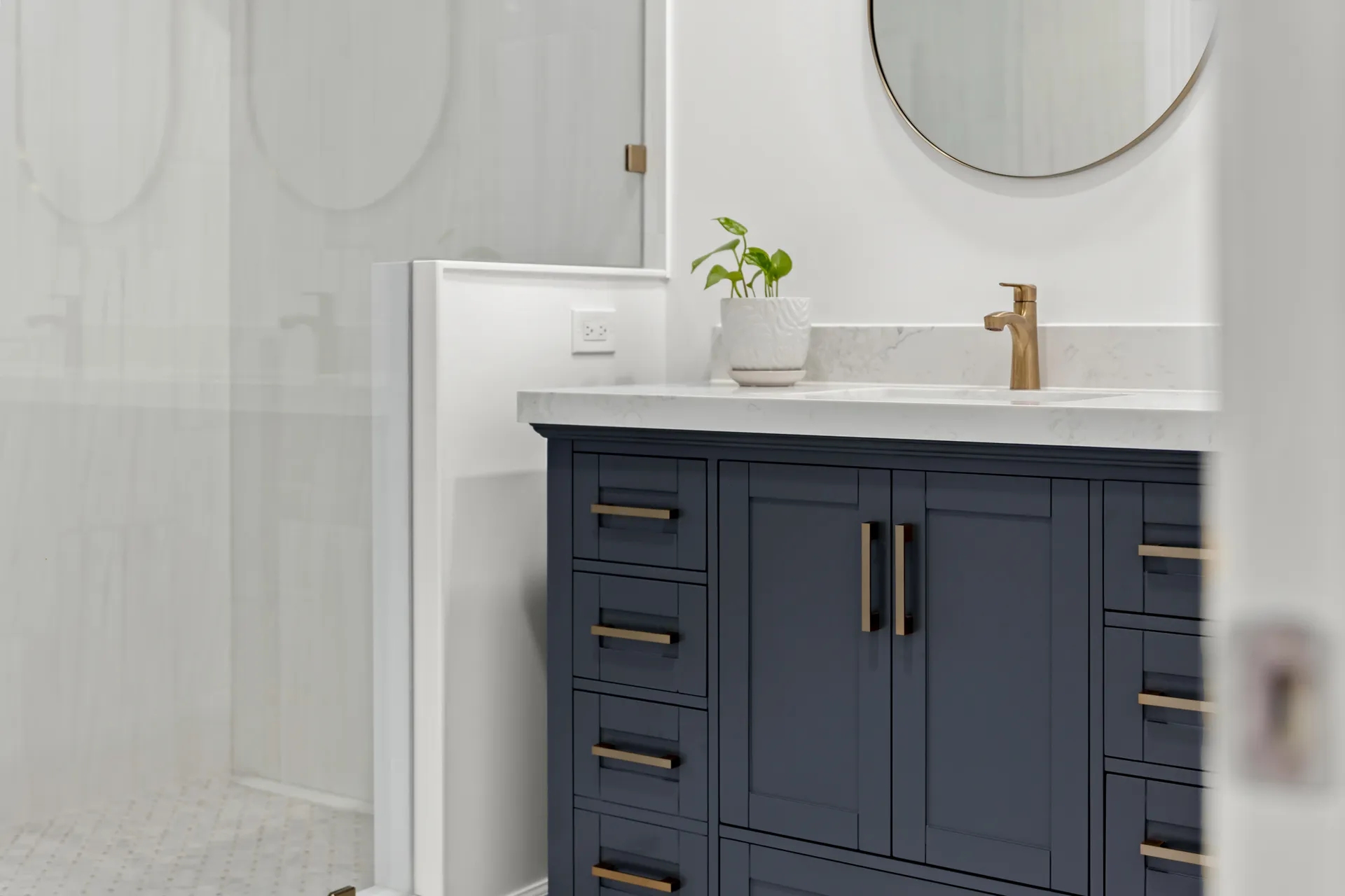 Vanity — Duluth bathroom remodel by HomeVantage