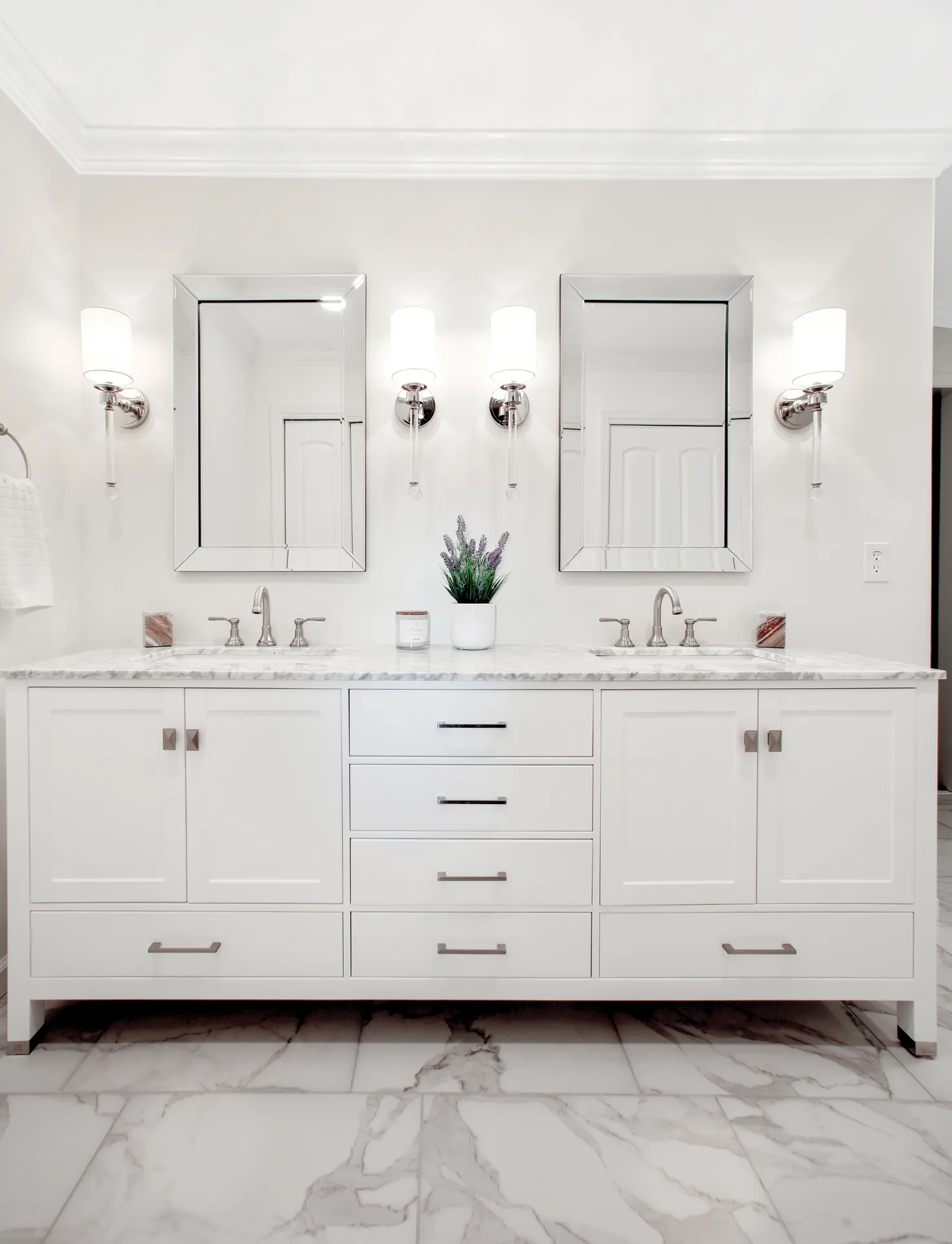 Vanity — Duluth bathroom remodel by HomeVantage