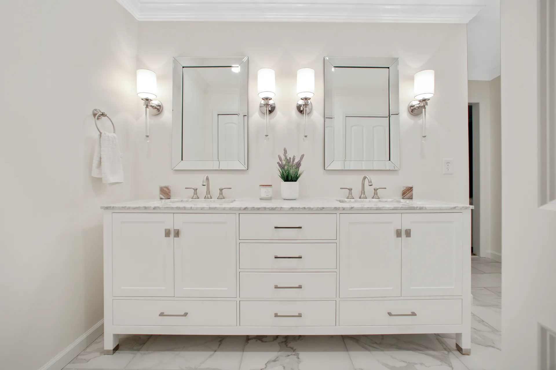 Vanity — Duluth bathroom remodel by HomeVantage