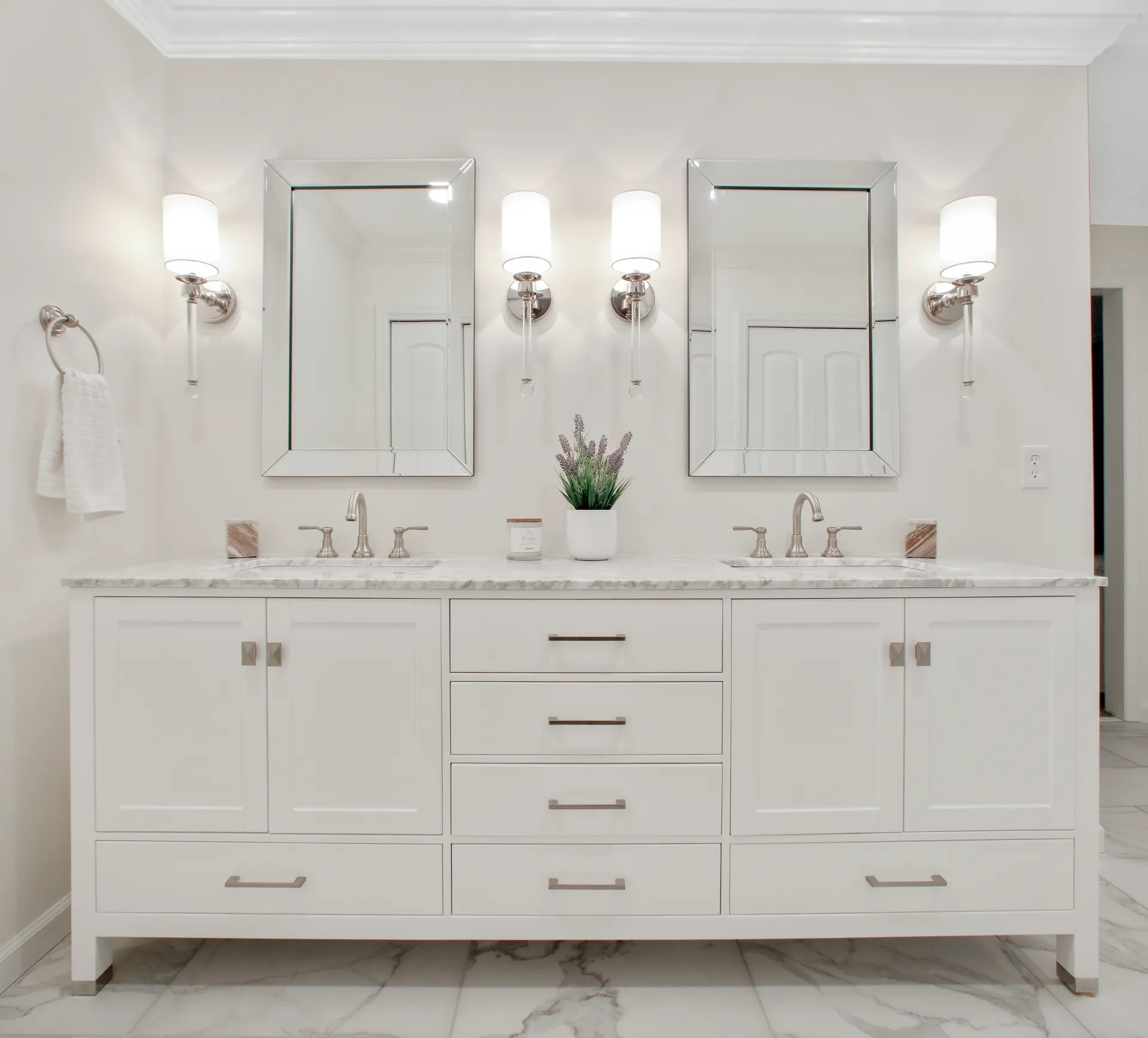 Vanity — Duluth bathroom remodel by HomeVantage