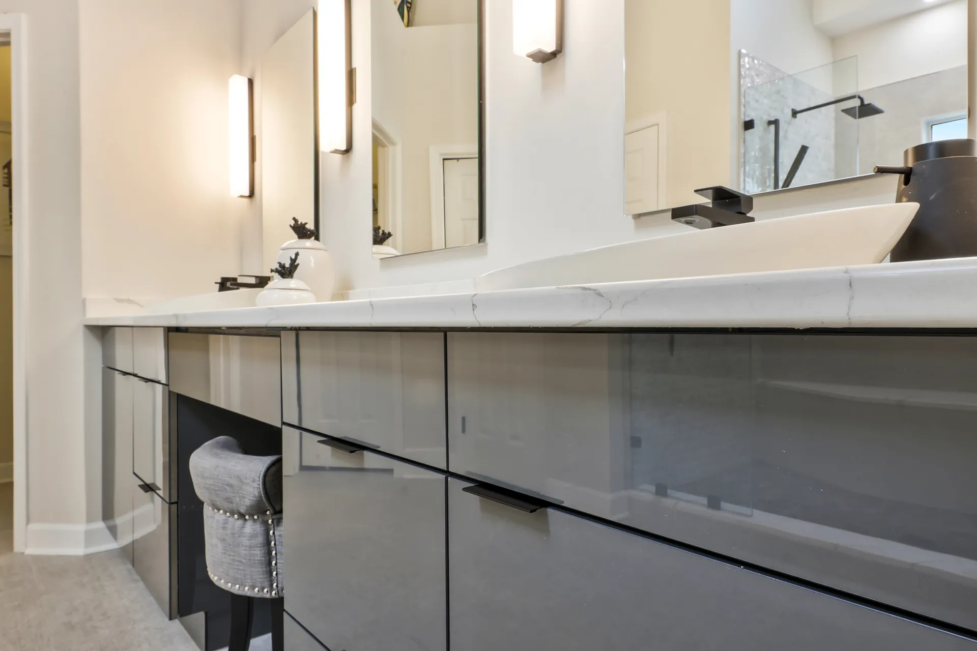 Vanity — Duluth bathroom remodel by HomeVantage