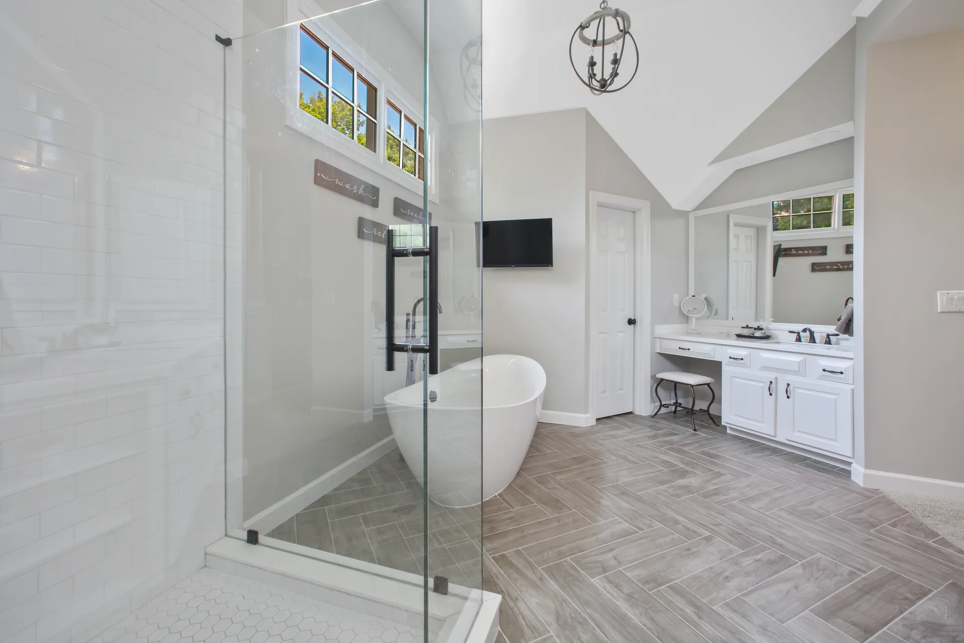 Vanity — Duluth bathroom remodel by HomeVantage