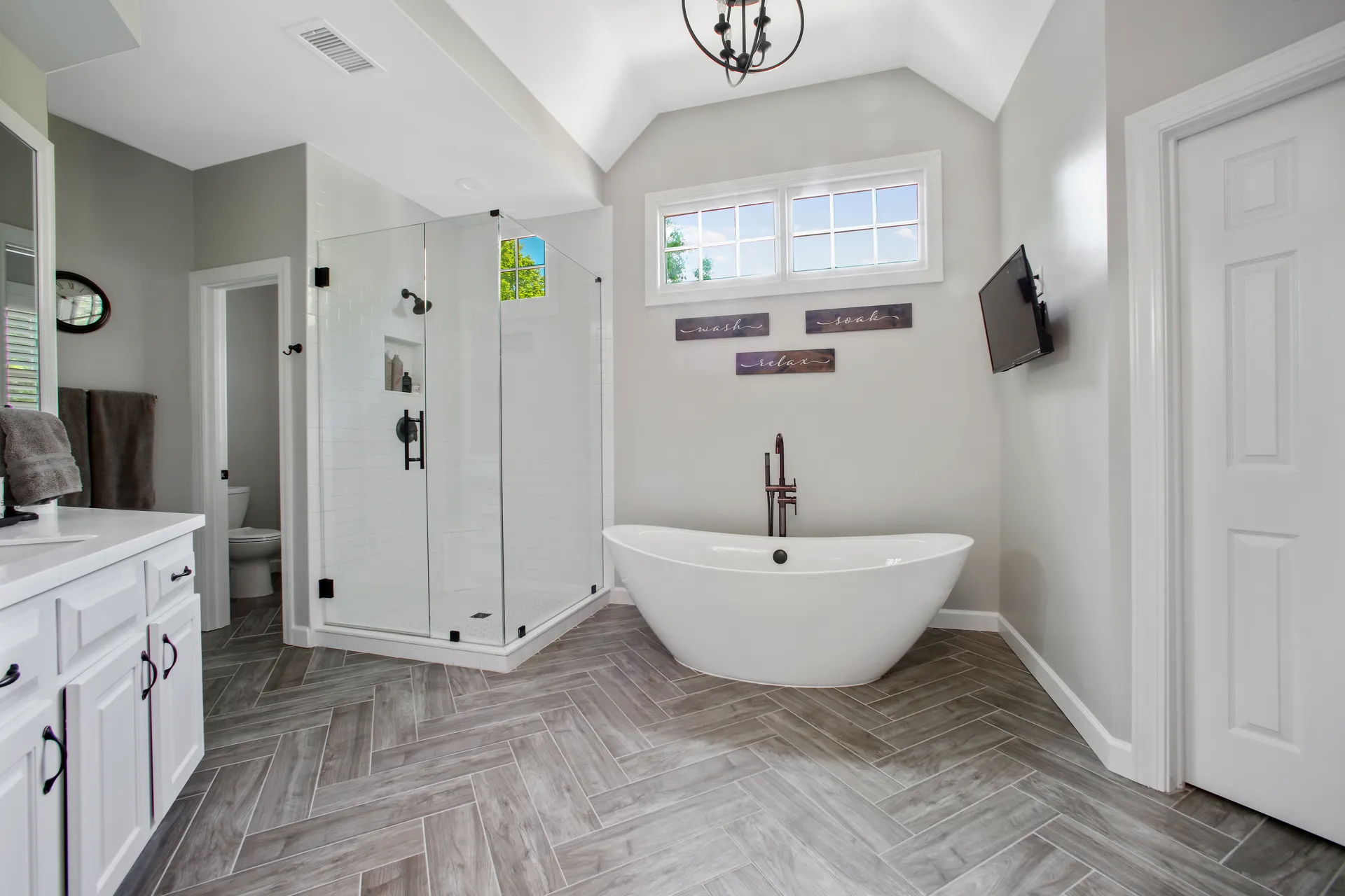 Tub — Duluth bathroom remodel by HomeVantage