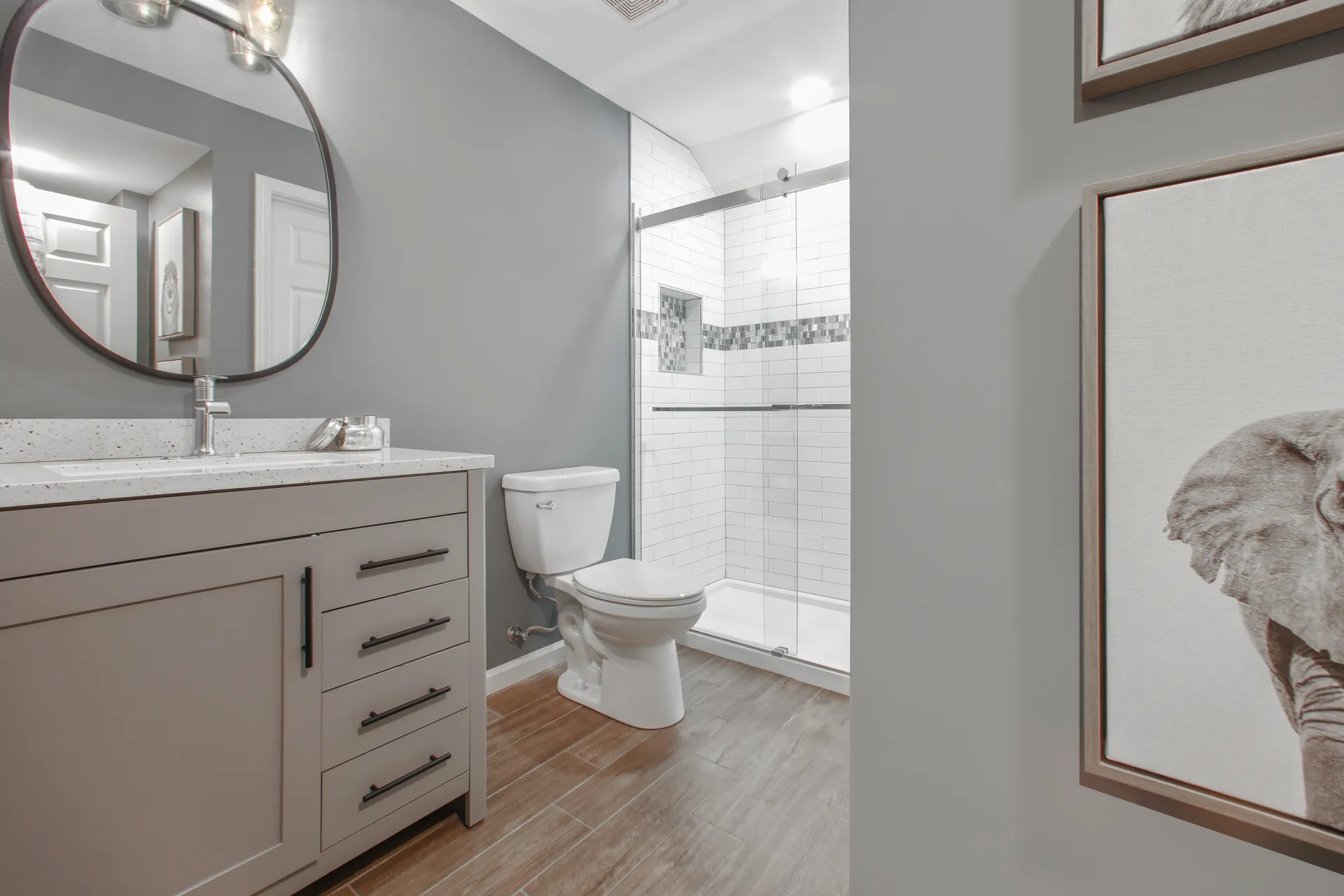 Vanity — Johns Creek bathroom remodel by HomeVantage