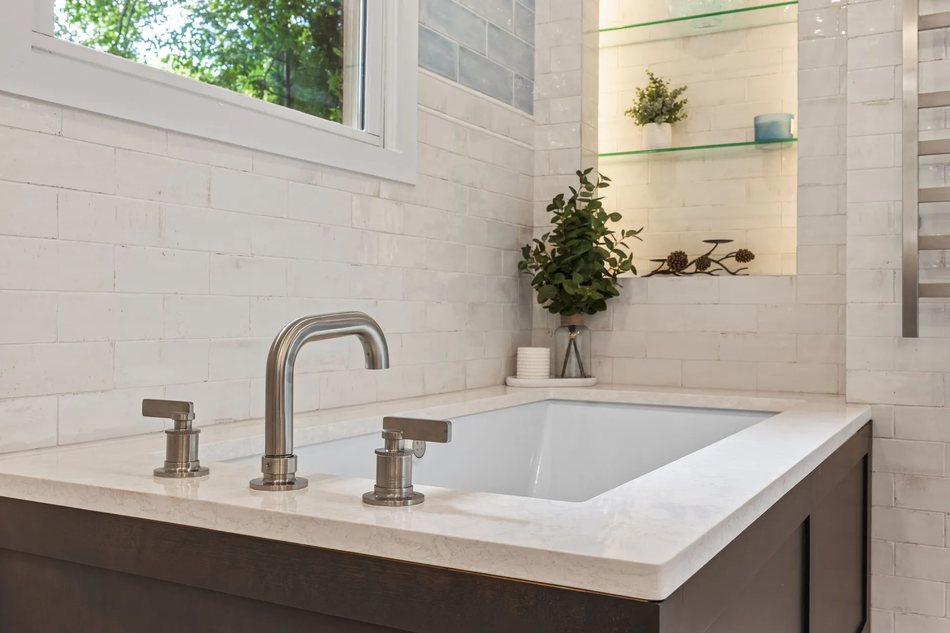 Vanity — Roswell bathroom remodel by HomeVantage