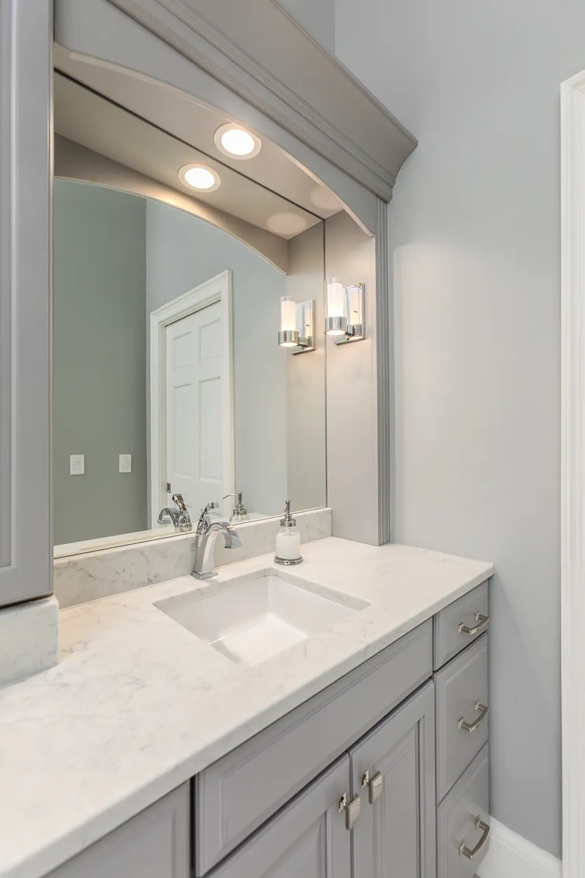 Vanity — Roswell bathroom remodel by HomeVantage