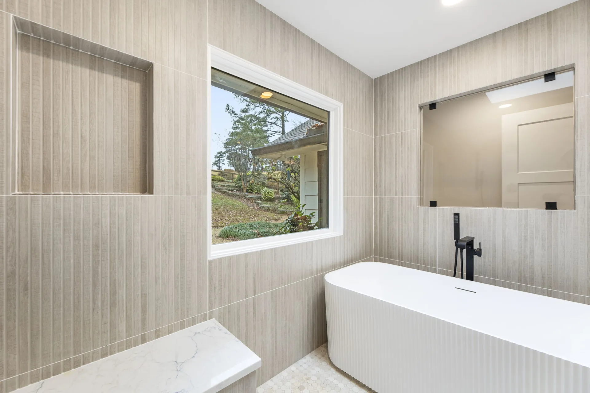 Tub — Roswell bathroom remodel by HomeVantage