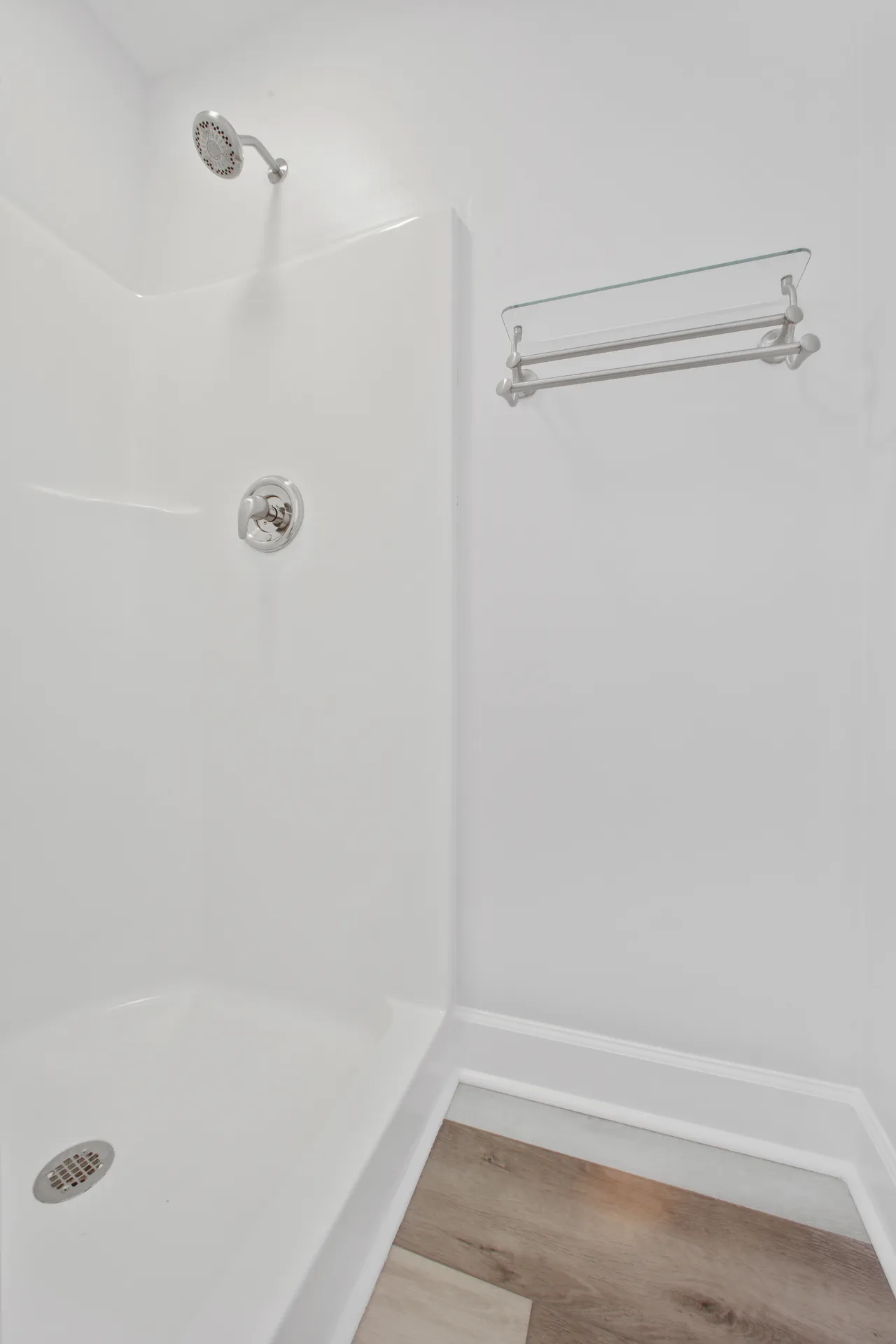 Walk-in shower — Sugar Hill bathroom remodel by HomeVantage